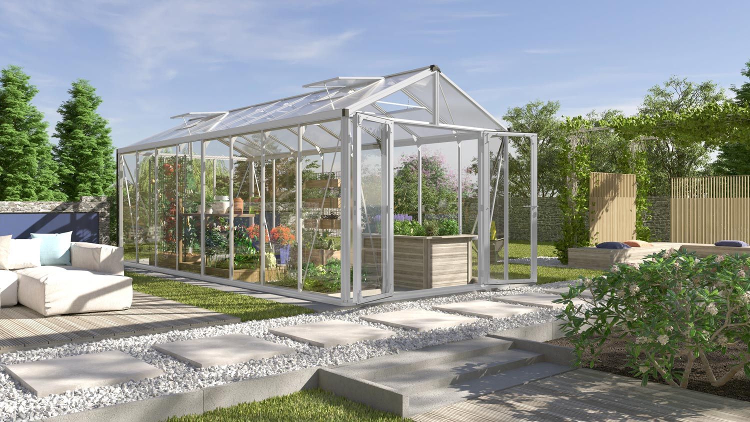 Vitavia Gewächshaus Zeus Comfort 15700,...