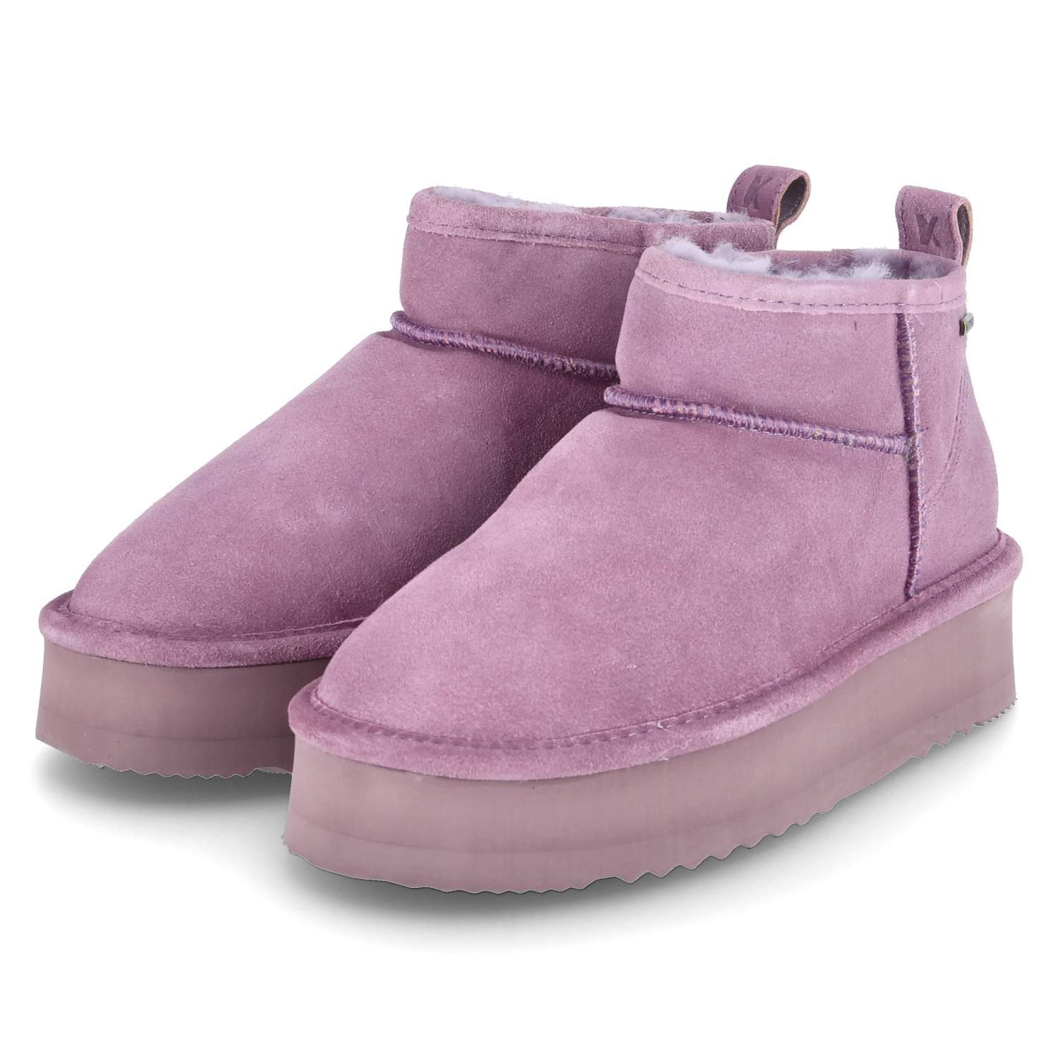 Kaerlek Kaerlek K3537M-6060 Dk. Lavander Damen Rauleder lila Winterstiefel günstig online kaufen