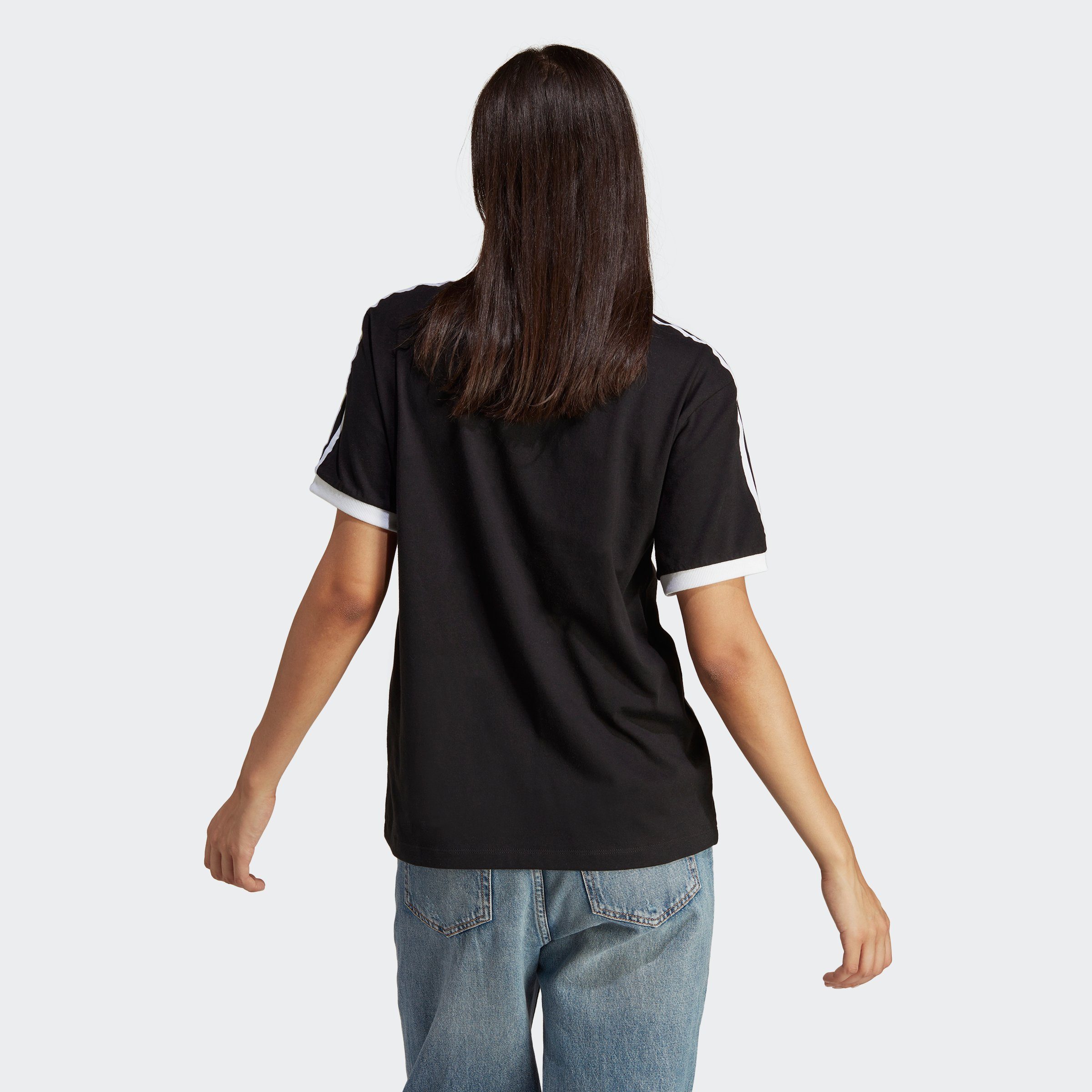 adidas T-Shirt ADICOLOR CLASSICS Originals 3-STREIFEN Black