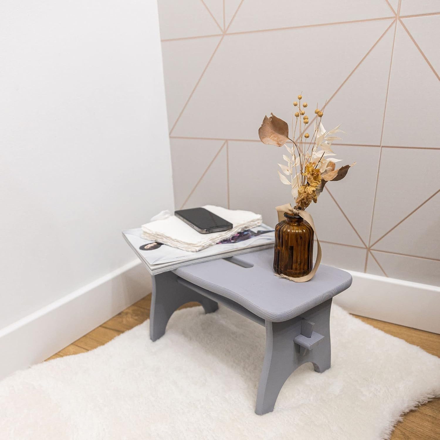 Creative Deco Fußhocker Fußbank Holz 38 günstig online kaufen