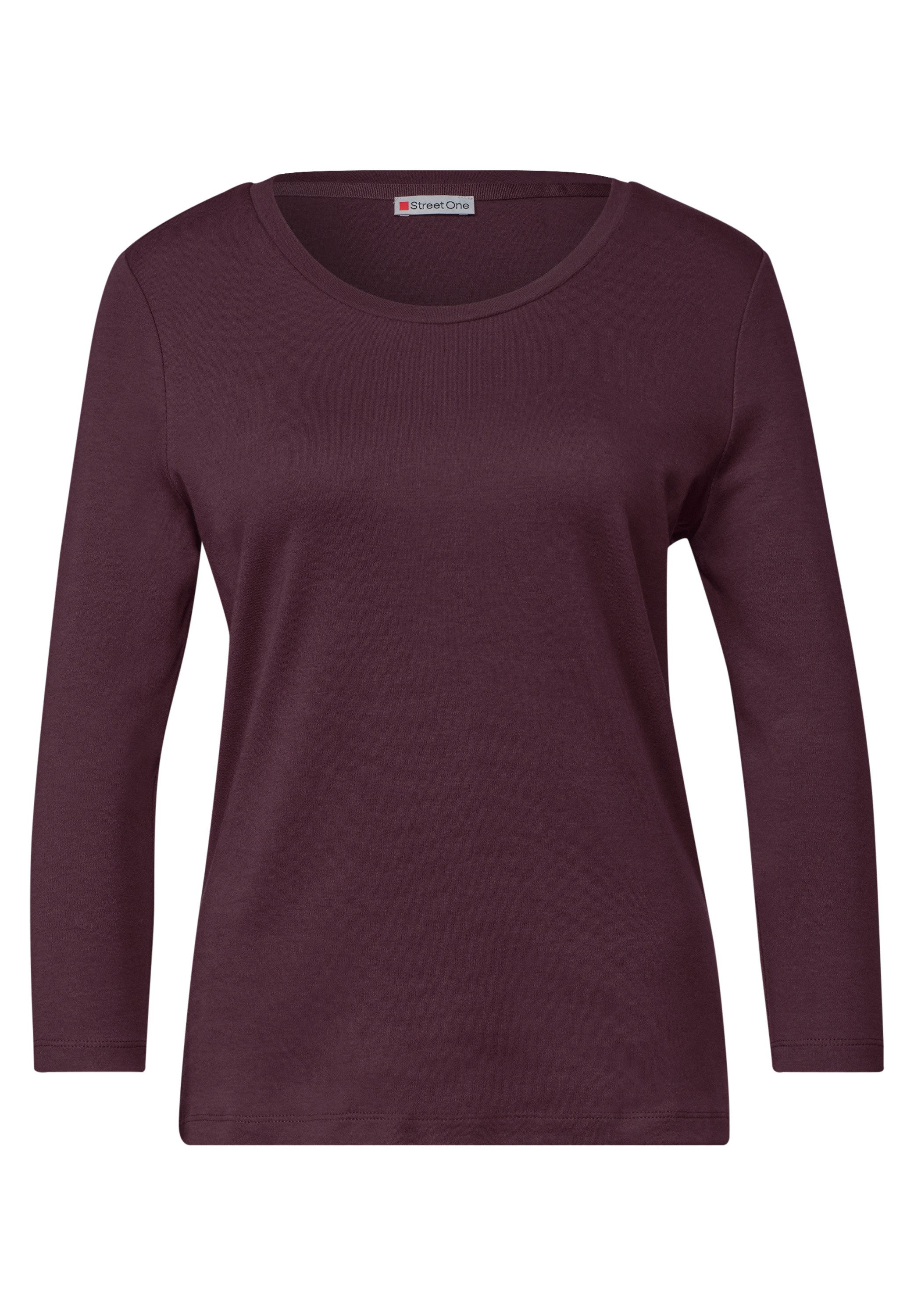 STREET ONE 3/4-Arm-Shirt mit Rundhalsausschnitt – Bild 4 von 5