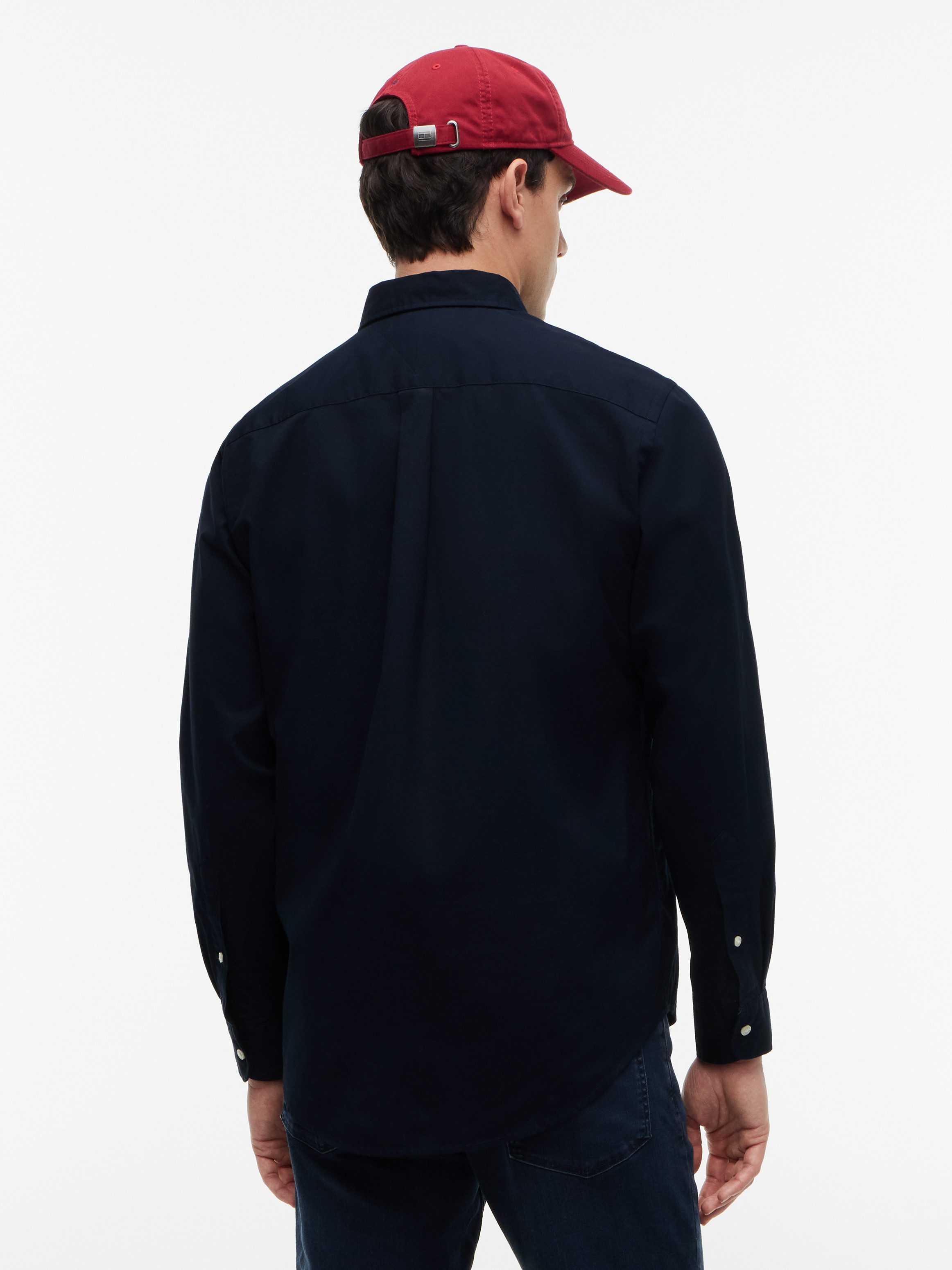 Tommy Hilfiger Langarmhemd CORE FLEX POPLIN SOLID Regular Fit SHIRT Regular Fit Flex Cotton