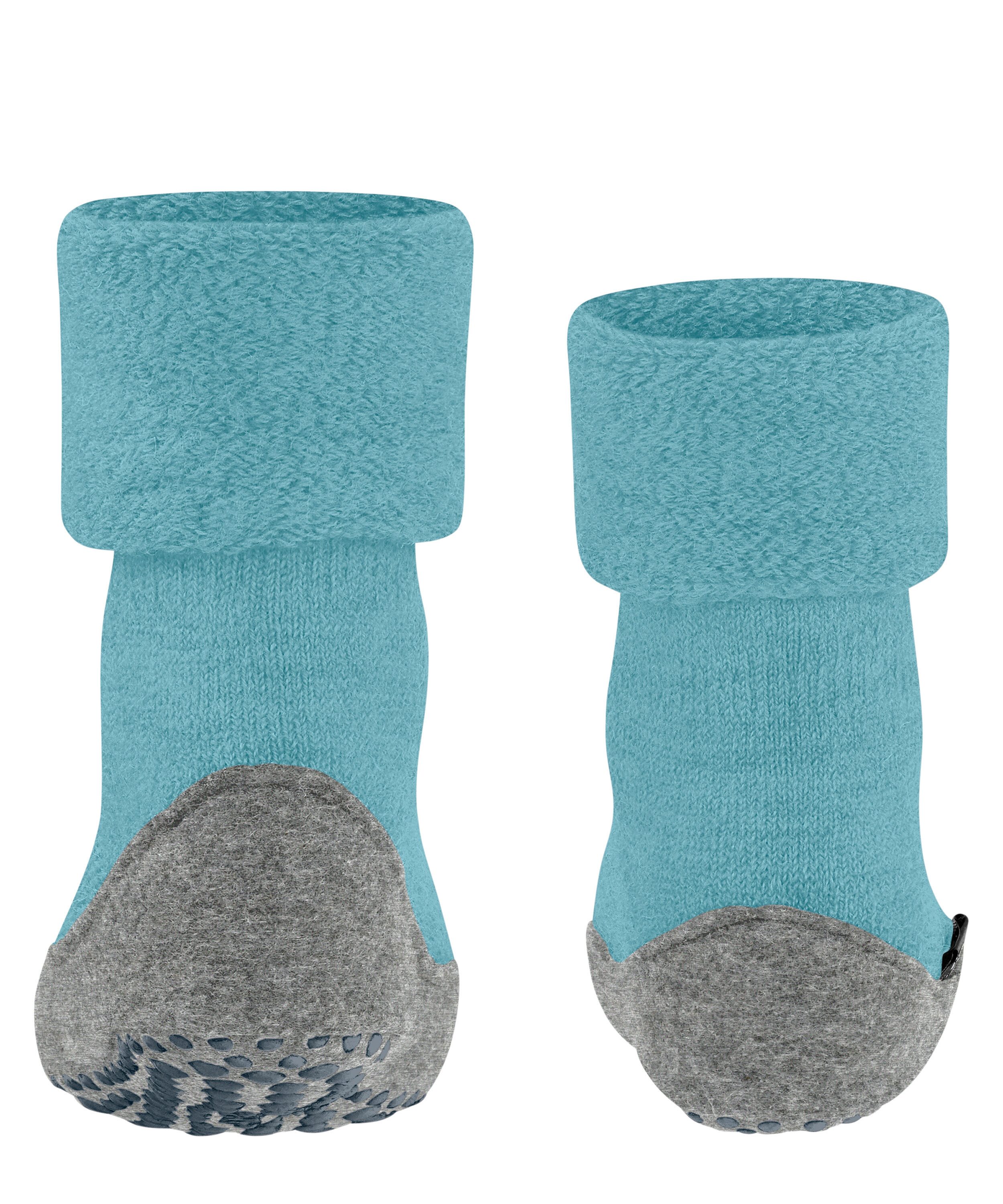 FALKE Socken Cosyshoe Teens Hausschuhe (1-Paar) mit Merinowolle & rutschhemmender Sohle