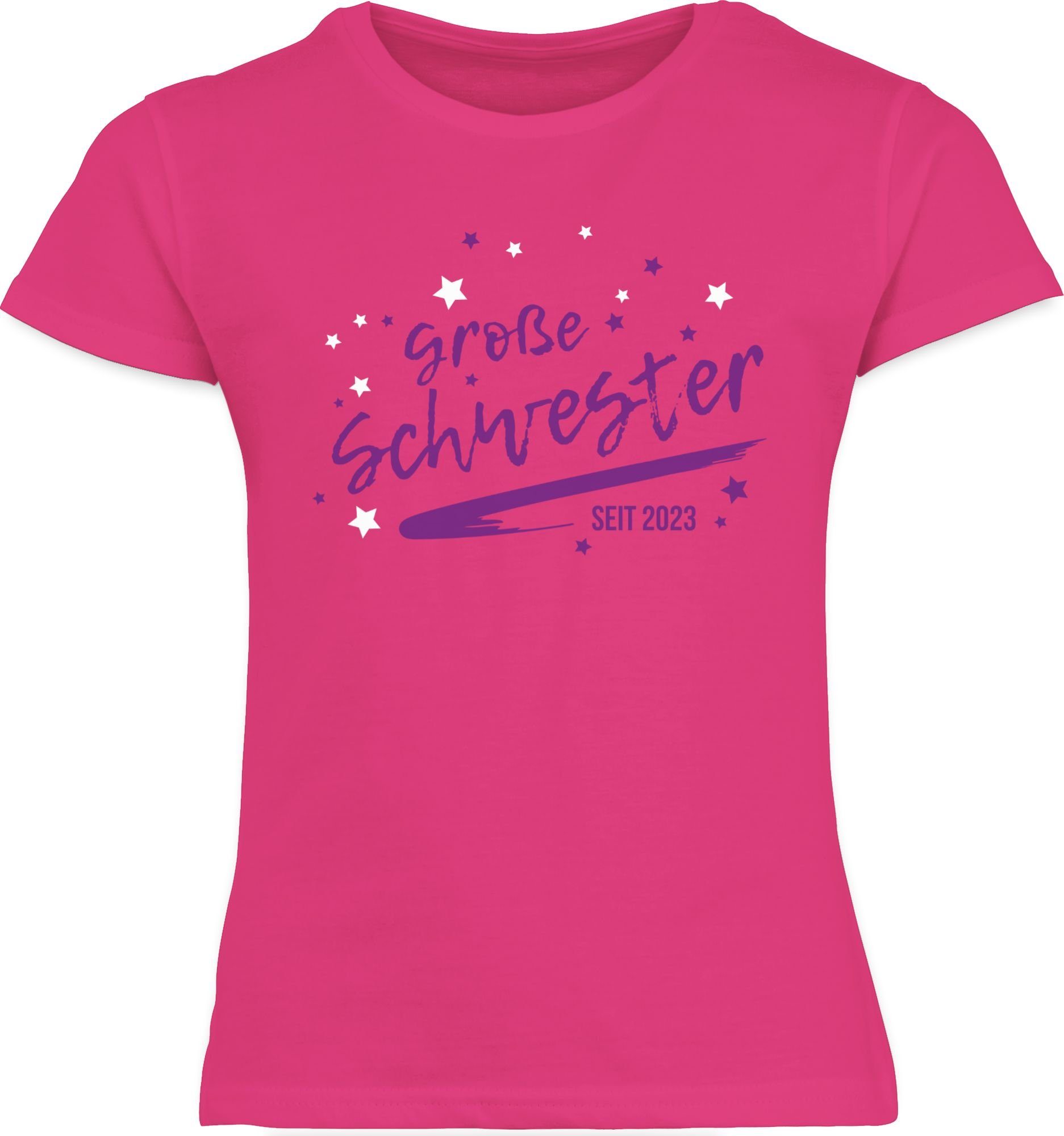 Schwester Fuchsia Schwester Shirtracer 1 T-Shirt Große Große seit 2023