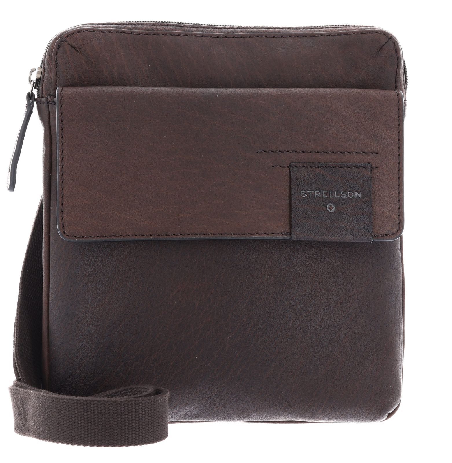 Strellson Umhängetasche Marcus Shoulderbag, aus echtem Rindsleder