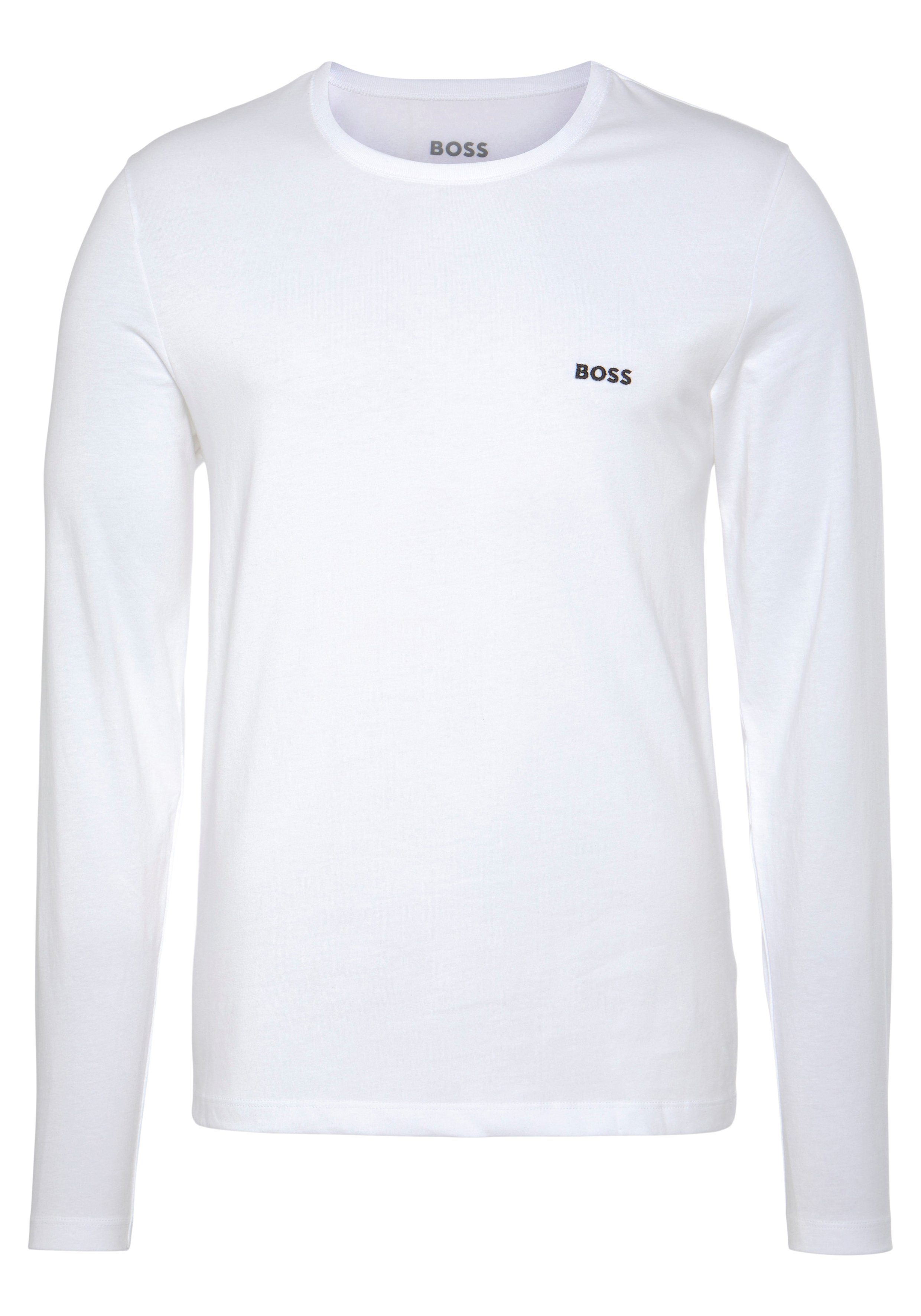 Langarmshirt longsleeve-Shirt R-Neck Classic COTTON 3pcs/pack