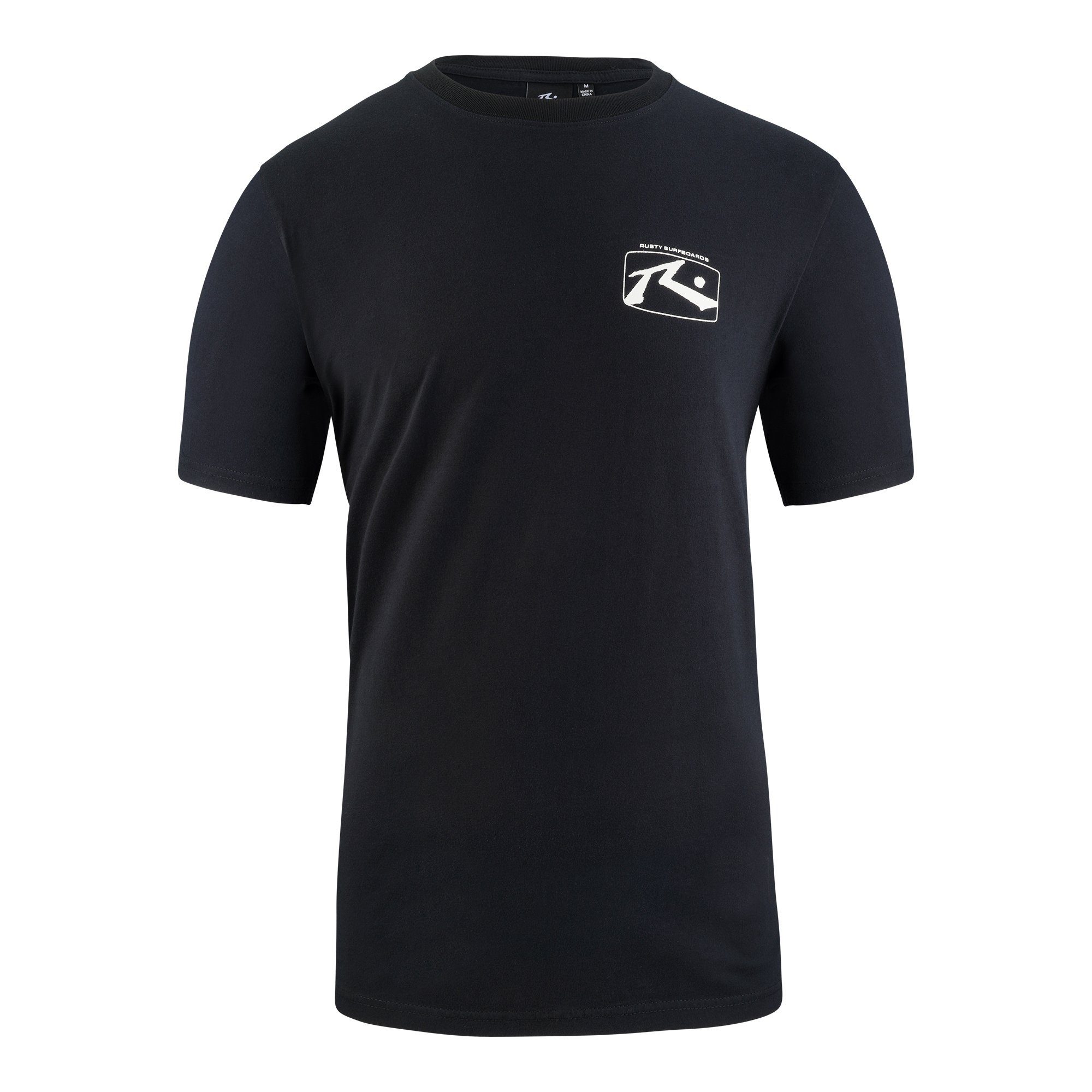Rusty T-Shirt ADVOCATE SHORT SLEEVE TEE Black / Blue