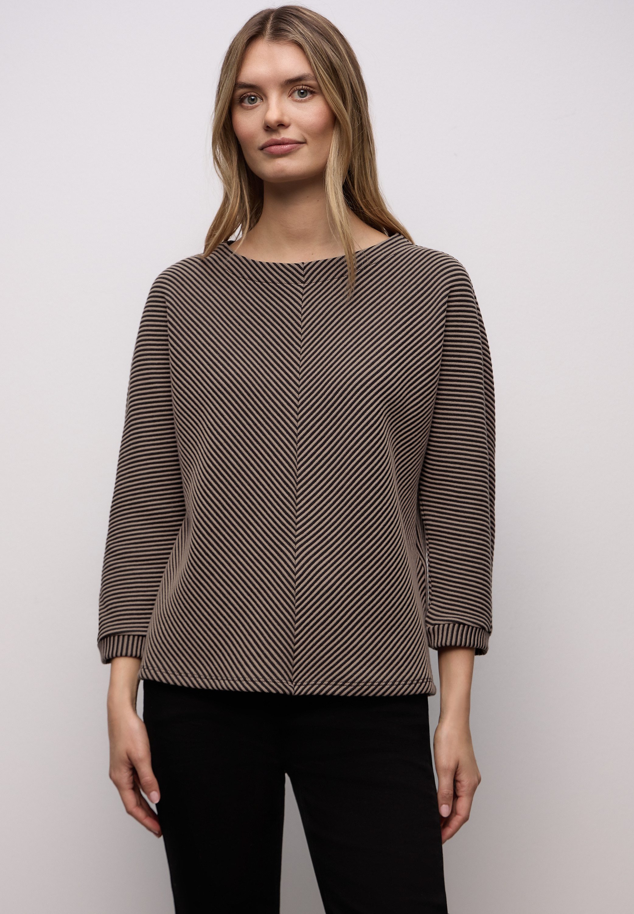 STREET ONE 3/4-Arm-Shirt mit 3/4 Ärmeln