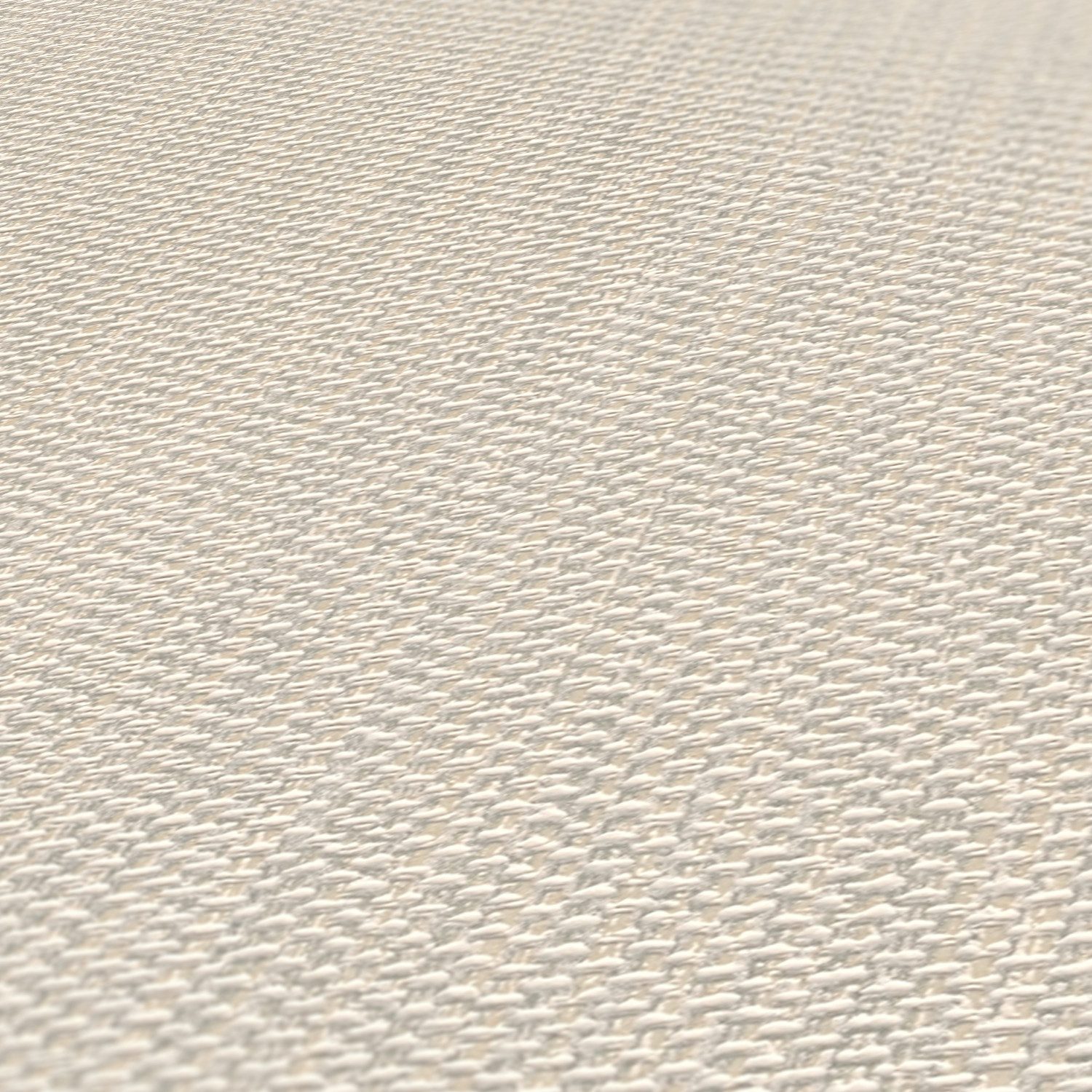 A.S. Création Vliestapete Casual Living Struktur-Tapete Unitapete leicht glitzernd Landhaus, strukturiert, Glitzermuster, (1 St), Vliestapete Uni für Schlafzimmer Küche Wohnzimmer Struktur Design Flur