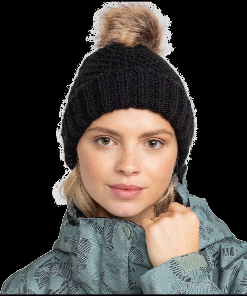 Roxy Beanie BLIZZARD BEANIE KVJ0 TRUE BLACK