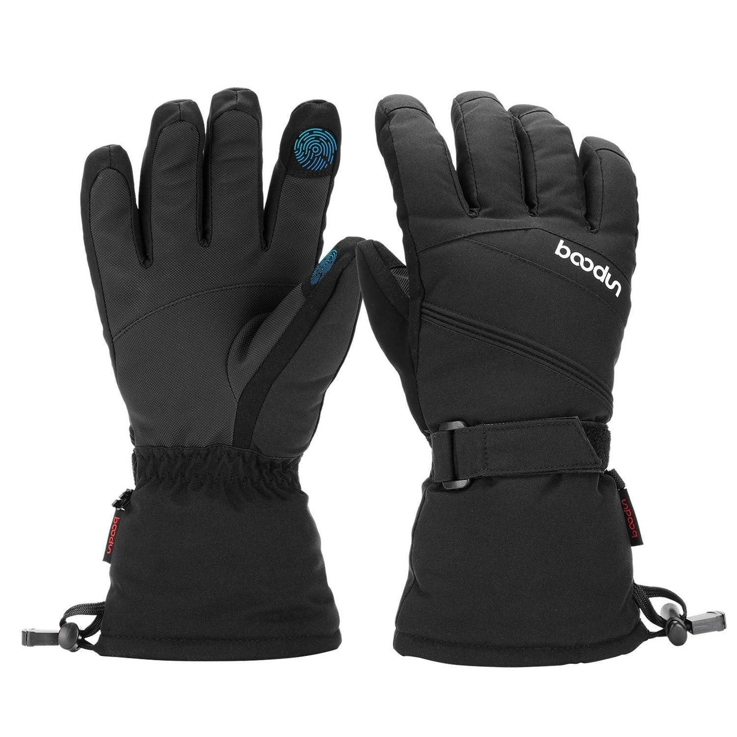 LuxusKollektion Skihandschuhe Skihandschuhe Herren Winterhandschuhe Schwarz XL (1-St)