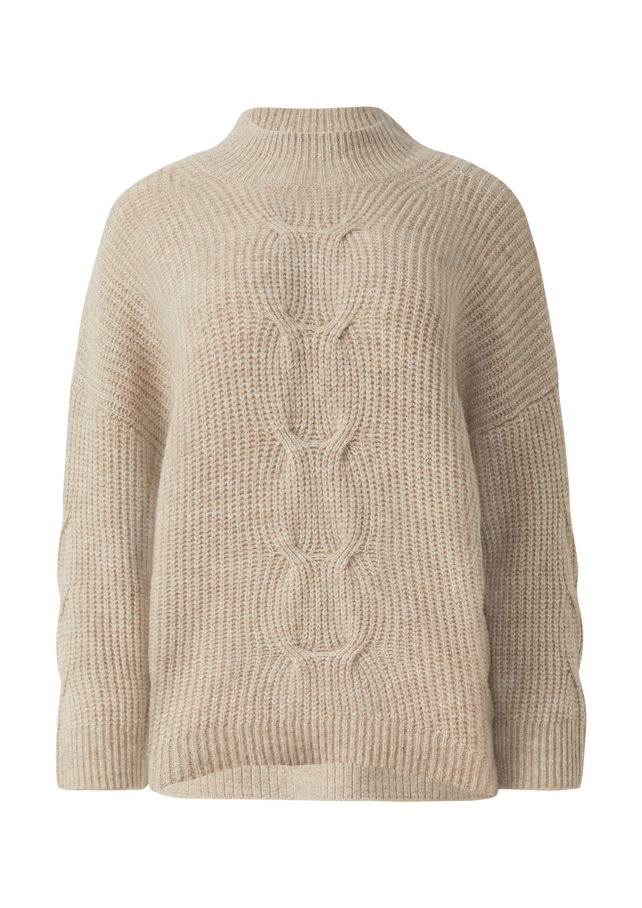 comma Longpullover Strickpullover Strickpullover mit 3/4-Ärmeln günstig online kaufen