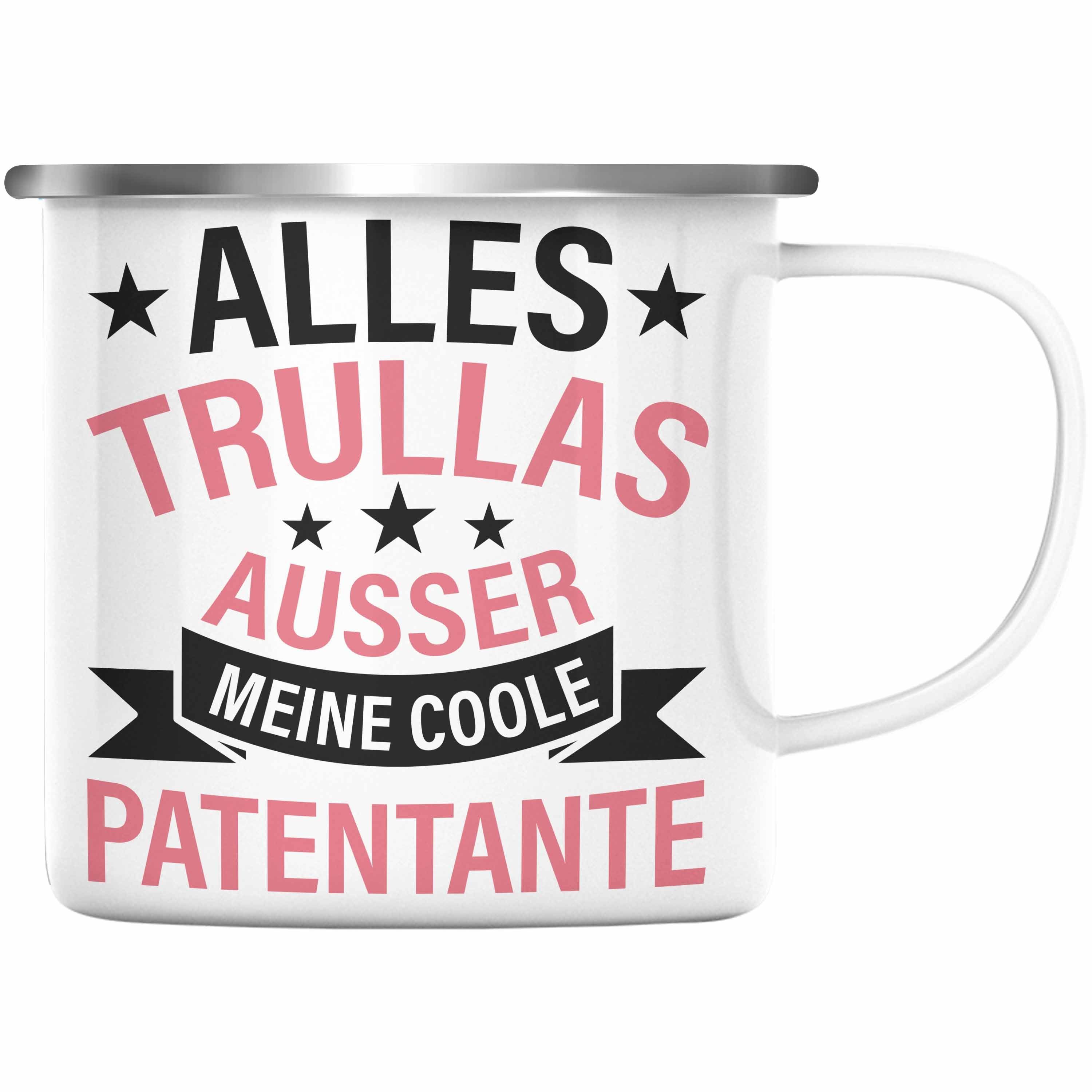 Alles Geburtstag Trullas Trendation Emaille Lustig Geschenkidee - Tasse Silber Thermotasse Geschenk Trendation Patentante