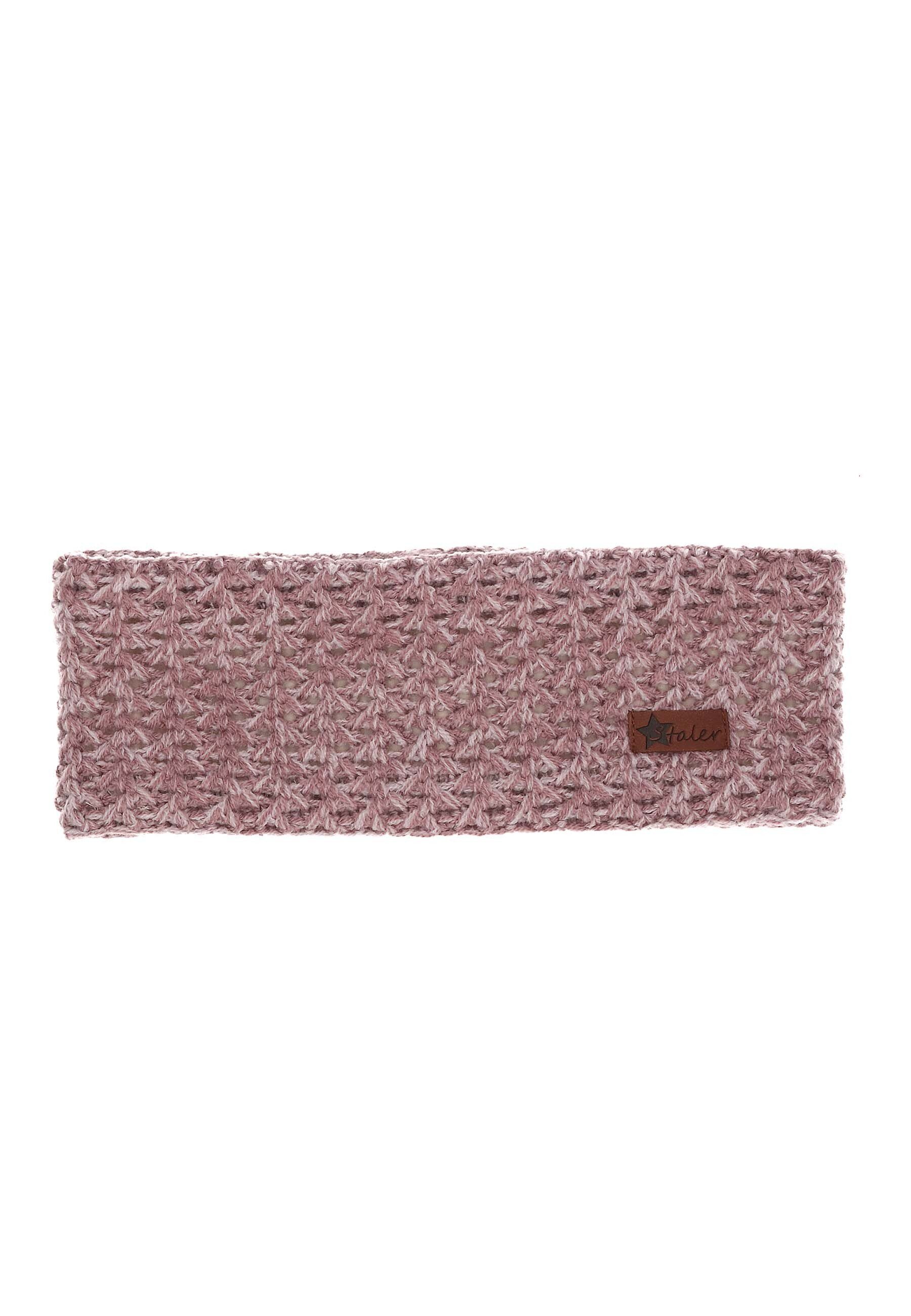 Sterntaler® Stirnband Stirnband (1-St., Ohrenwärmer Kinder mit Zopfmuster perfekt für den Winter) Winterstirnband Strick gefüttert mit Microfleece