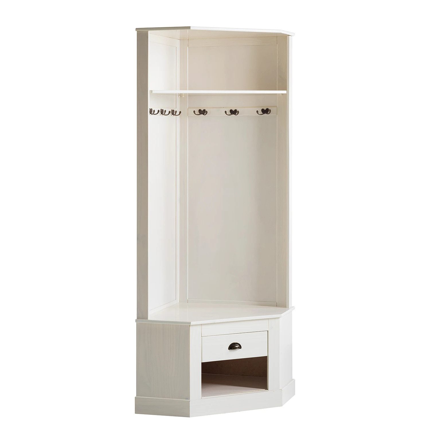 loft24 Kompaktgarderobe Tommy Garderobe, Dielenmöbel, Kiefer, günstig online kaufen