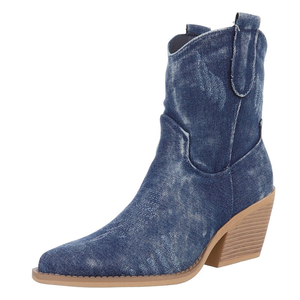 Ital-Design Damen Cowboyboots Western Westernstiefelette (88843786) günstig online kaufen