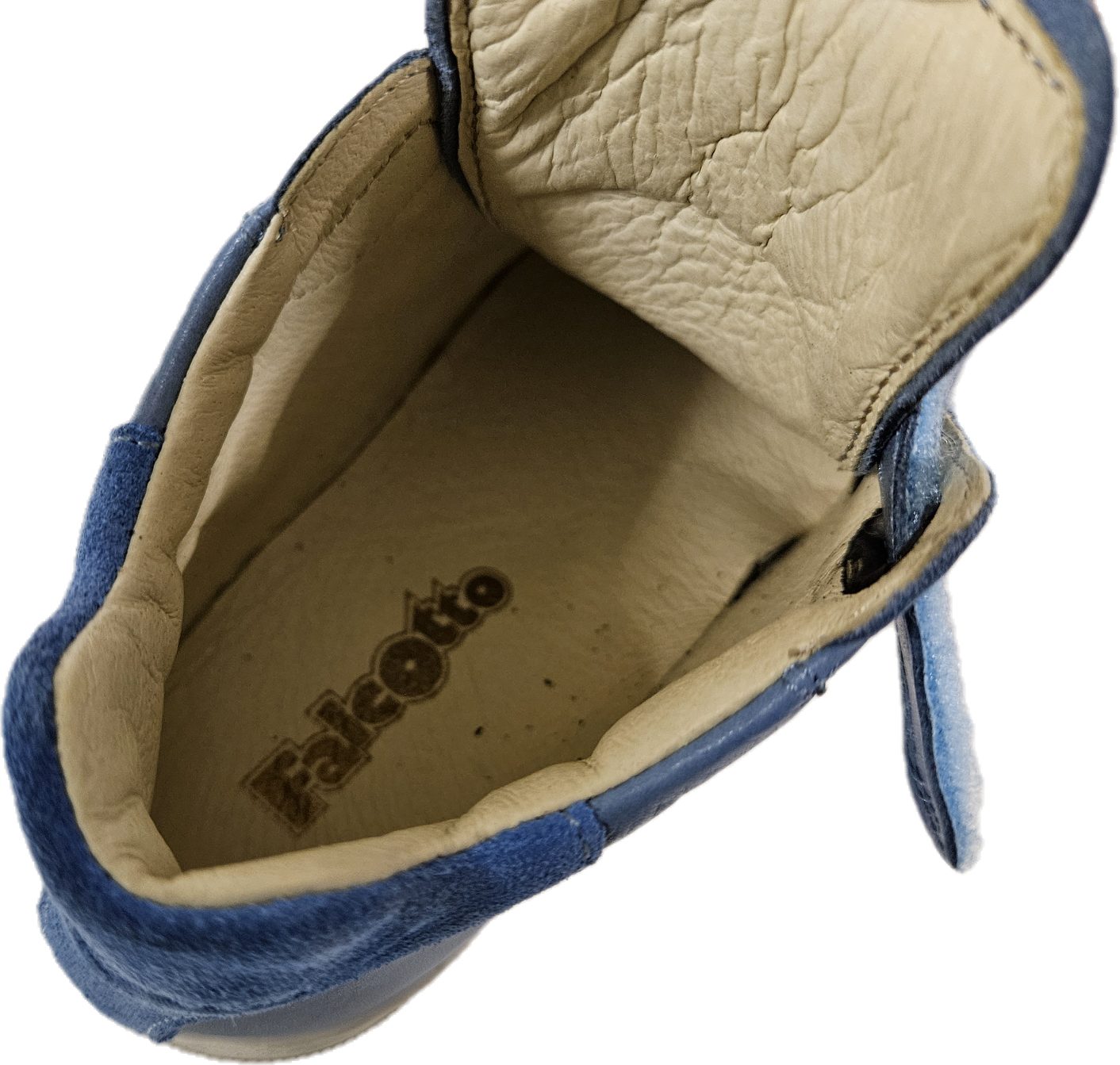 Naturino FALCOTTO Sneaker Kinderschuh Lederschuh smith Jeans Klettschuh aus echtem Leder