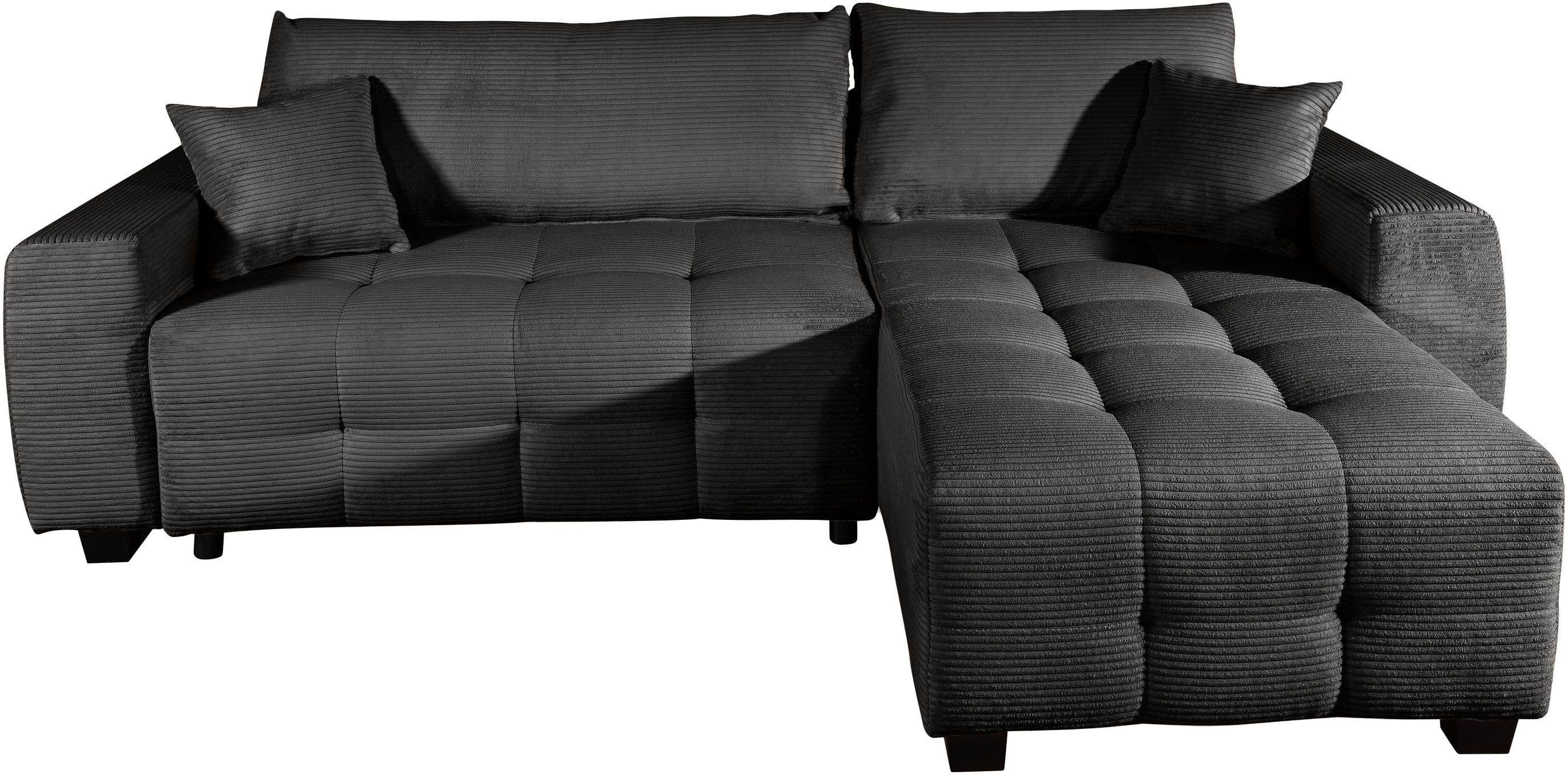 OTTO home Ecksofa Bella Couch L-Form, B: 234 cm - OTTO. Verlässliche Qualität., optional Schlaffunktion & Bettkasten, mit Zierkissen