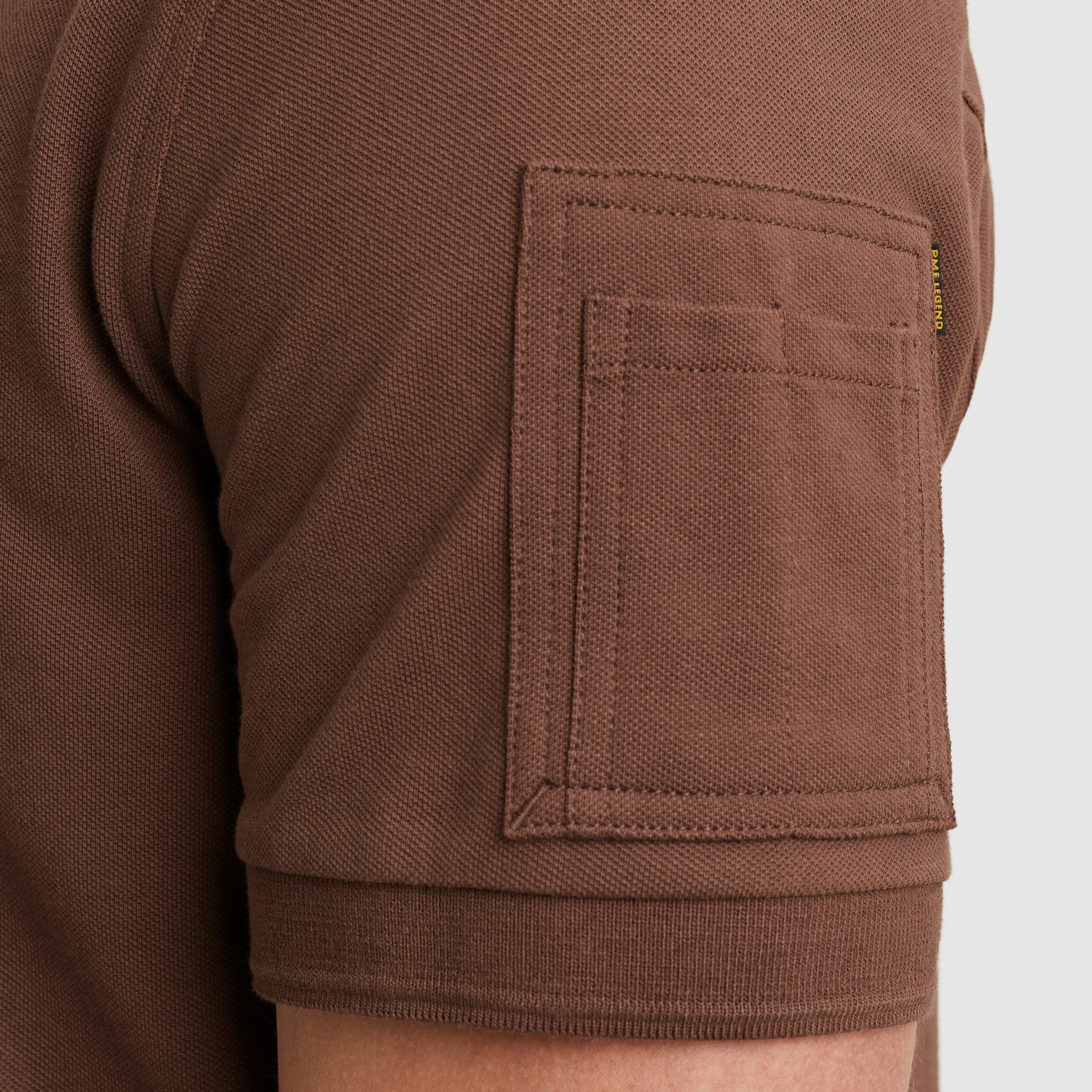PME LEGEND Poloshirt mit Logostickerei – Bild 4 von 5