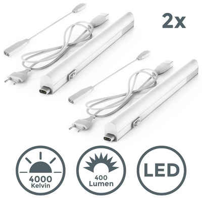 LED Unterbauleuchte Schrankleuchte Lichtleiste USB Beleuchtung Küchen Lampe 5V 