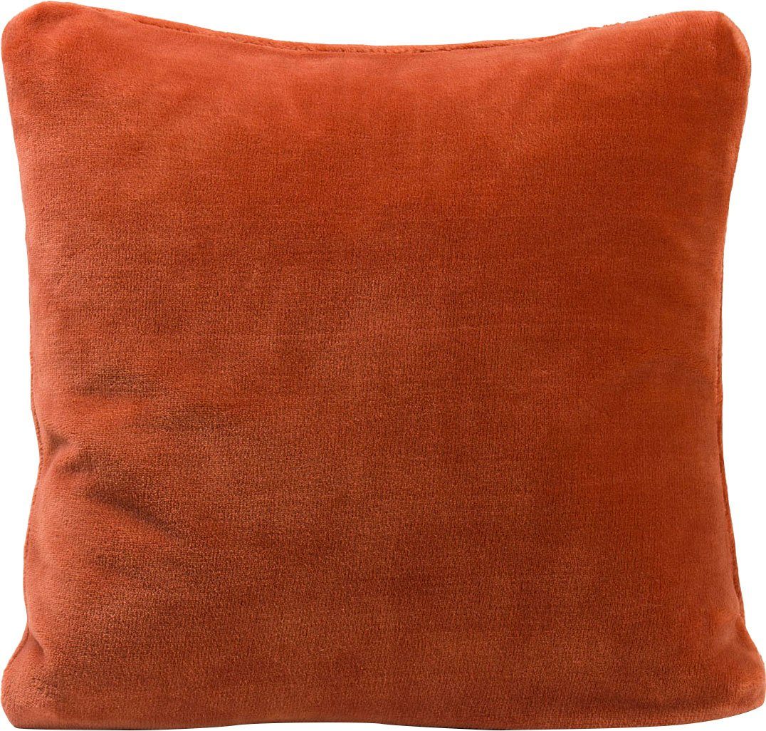 Gözze Dekokissen Premium Cashmere-Feeling Kissen, 50x50cm,passend zur Premium Cashmere-Feeling Decke,Kissenhülle&Füllung