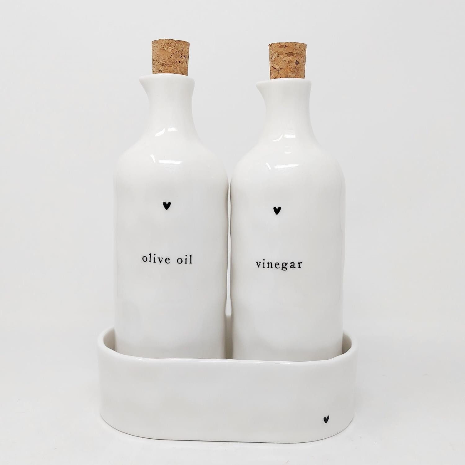 Bastion Collections Essigspender HEART, Spülmaschinengeeignet, Weiß, Herz, H: 23cm