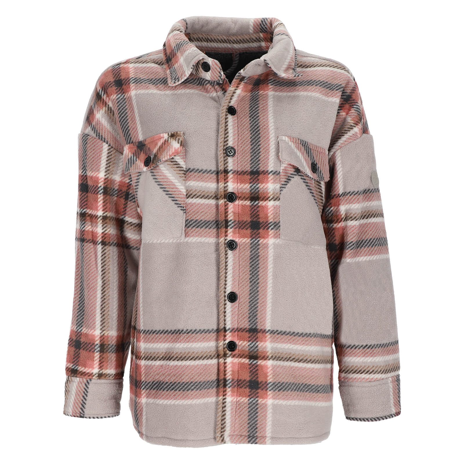 Baumfuchs Langarmhemd Damen Overshirt mit Karomuster günstig online kaufen