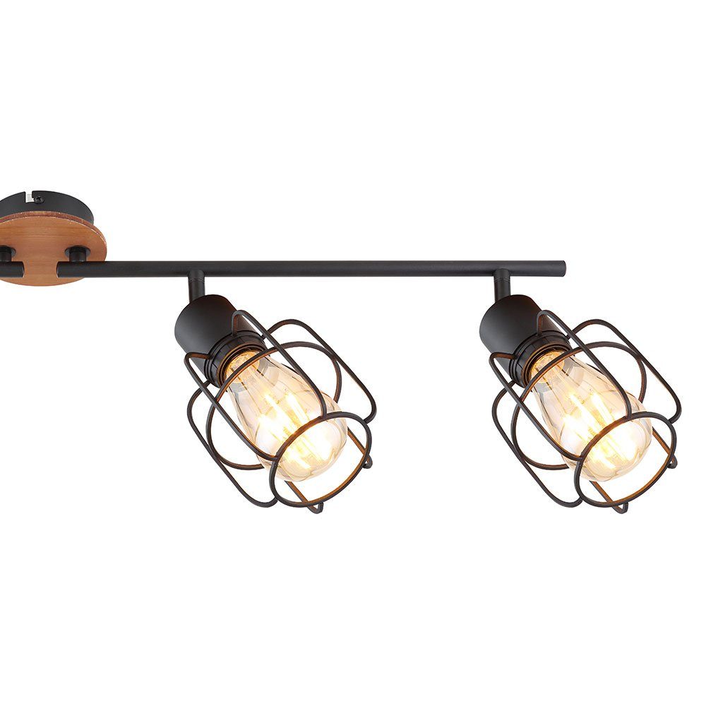 Spotleiste Deckenspot, LED nicht Wohnzimmerlampe etc-shop Spotlampe Deckenleuchte Leuchtmittel beweglich H Gitter inklusive,
