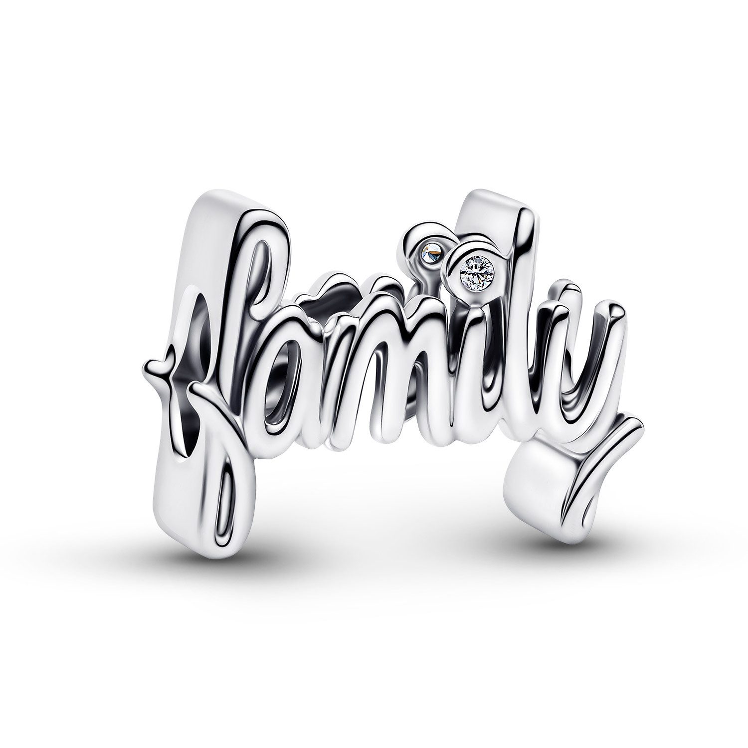 Pandora Bead Silber Charm Handgeschriebene Familie