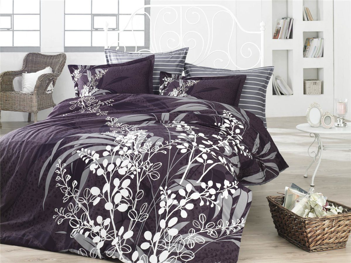 ROLFNERS Bettwäsche 200x200 cm Bettgarnitur Bettbezug Baumwolle 5 tlg, Baumwolle, Bettwäsche, 100% Baumwolle, Hautfreundlich, Qualität, Strapazierfähig