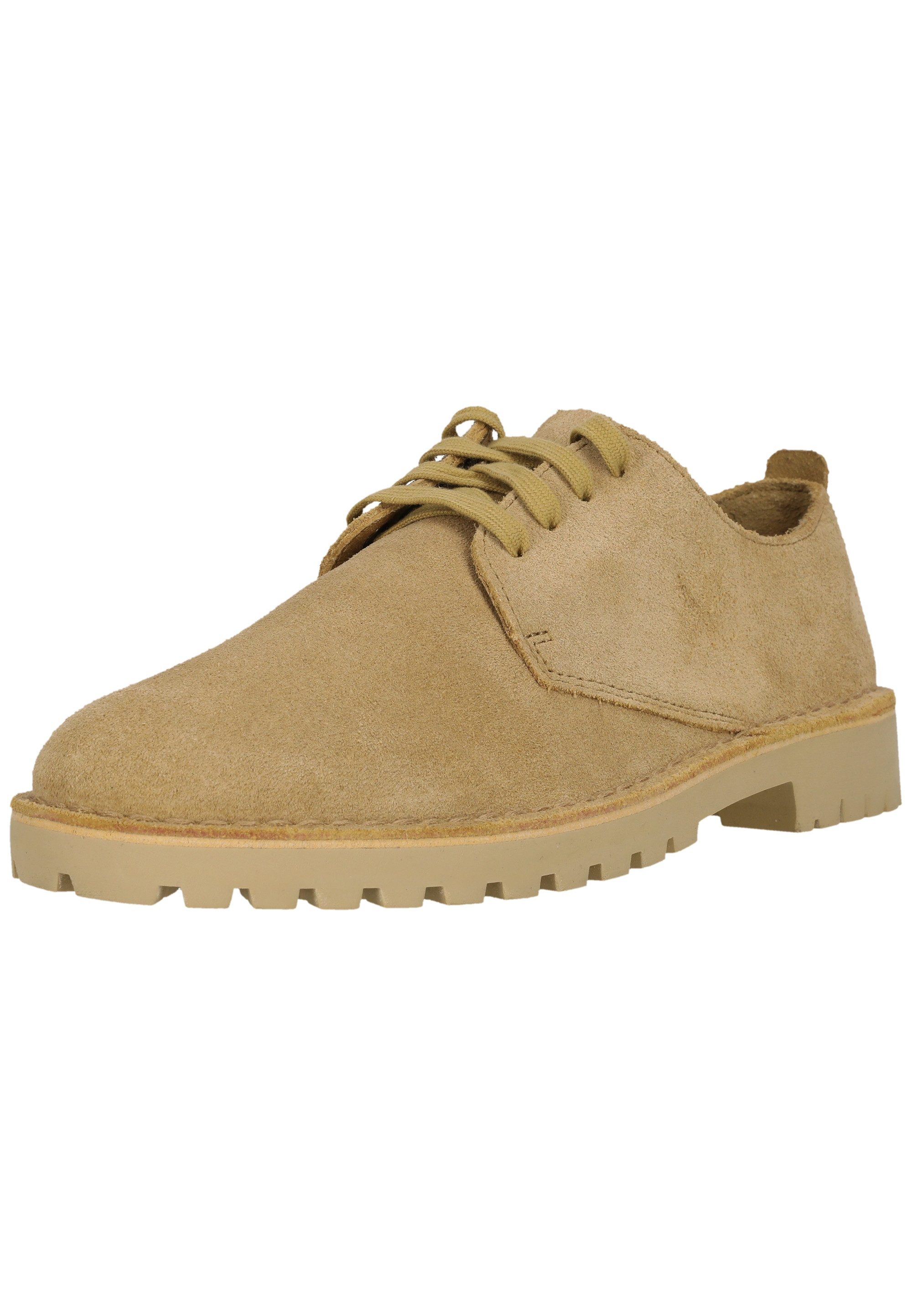Clarks Desert Rock Lo Maple Suede Schnürschuh mit strapazierfähigem Allwetterprofil