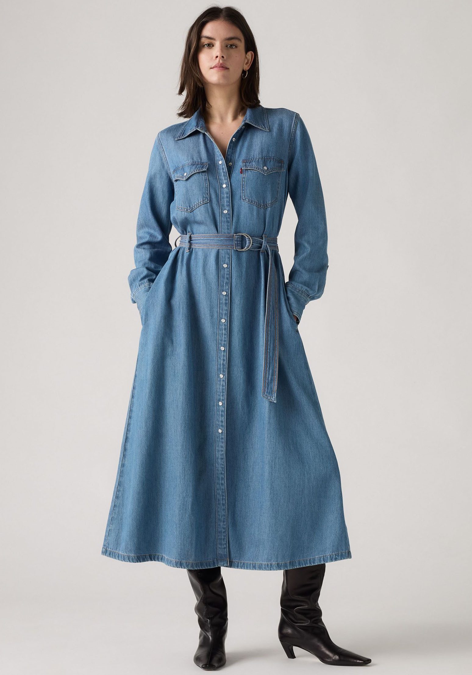 Levi's® Jeanskleid inklusive Gürtel (2-tlg) mit günstig online kaufen