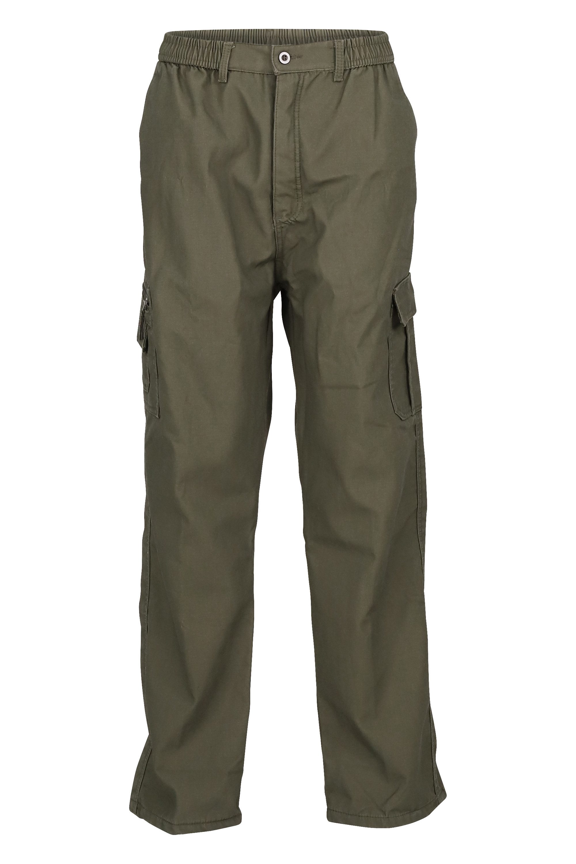 Ben Creek Thermohose 70103 gefütterte Winter Freizeit Outdoorhose mit Multitaschen unifarben