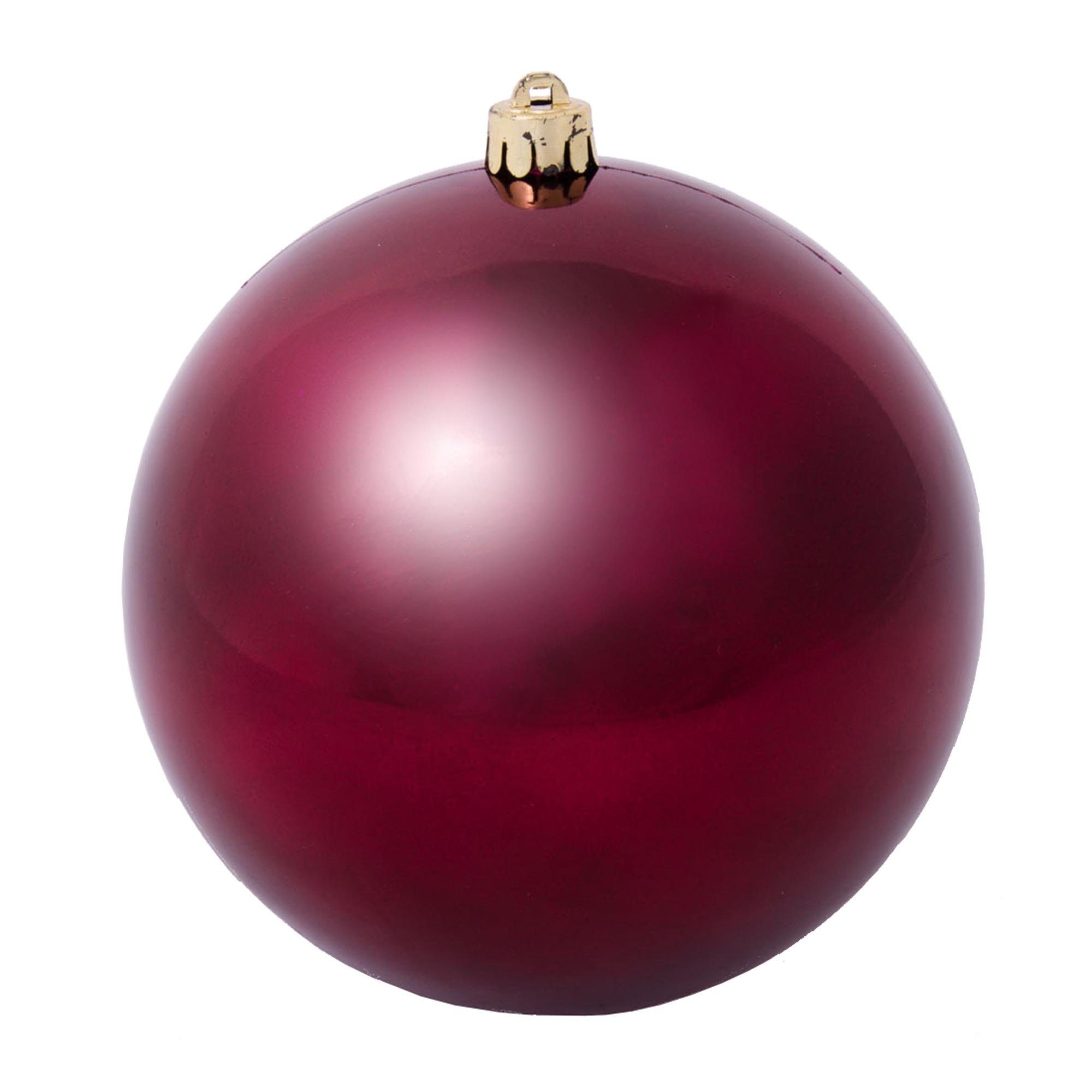 B&S Weihnachtsbaumkugel Weihnachtskugel Kunststoff Ø 20 cm bordeaux für Inn günstig online kaufen