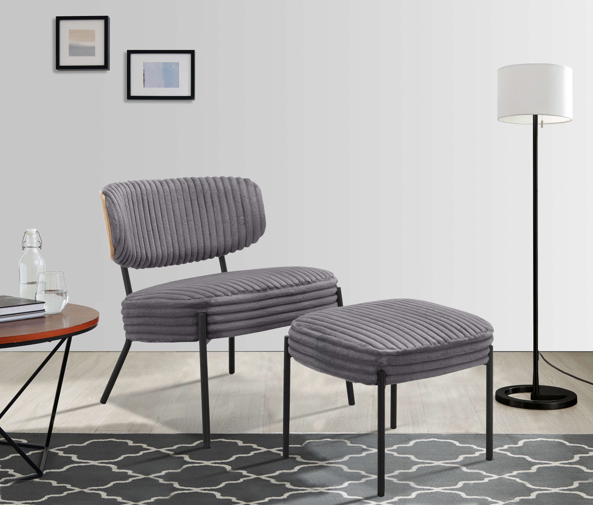 andas Loungesessel Lovberg in Cord und günstig online kaufen