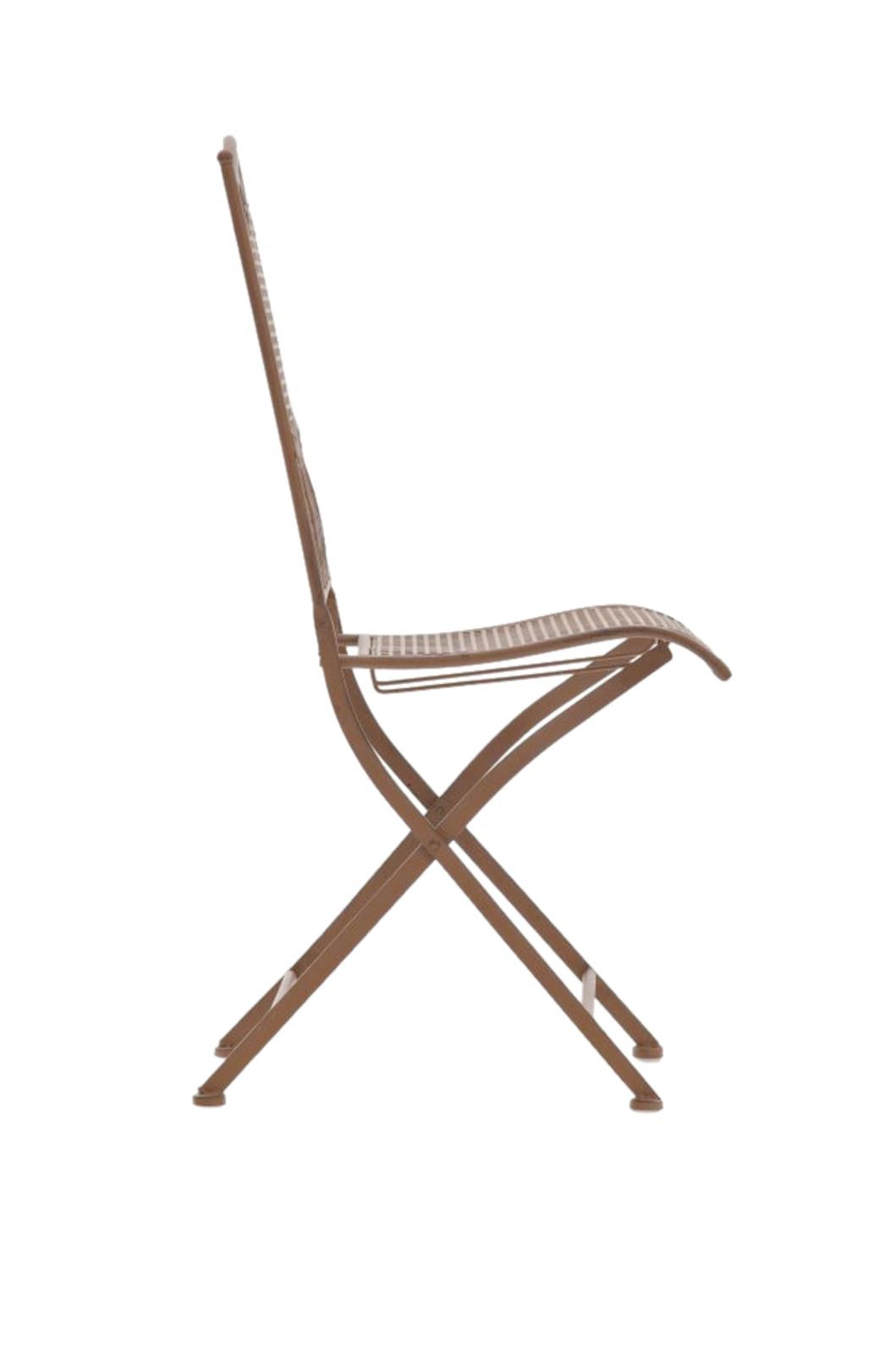 CLP Gartenstuhl Gartenstühle Kiran (2er Set, 2 St), klappbar mit edlen Verzierungen