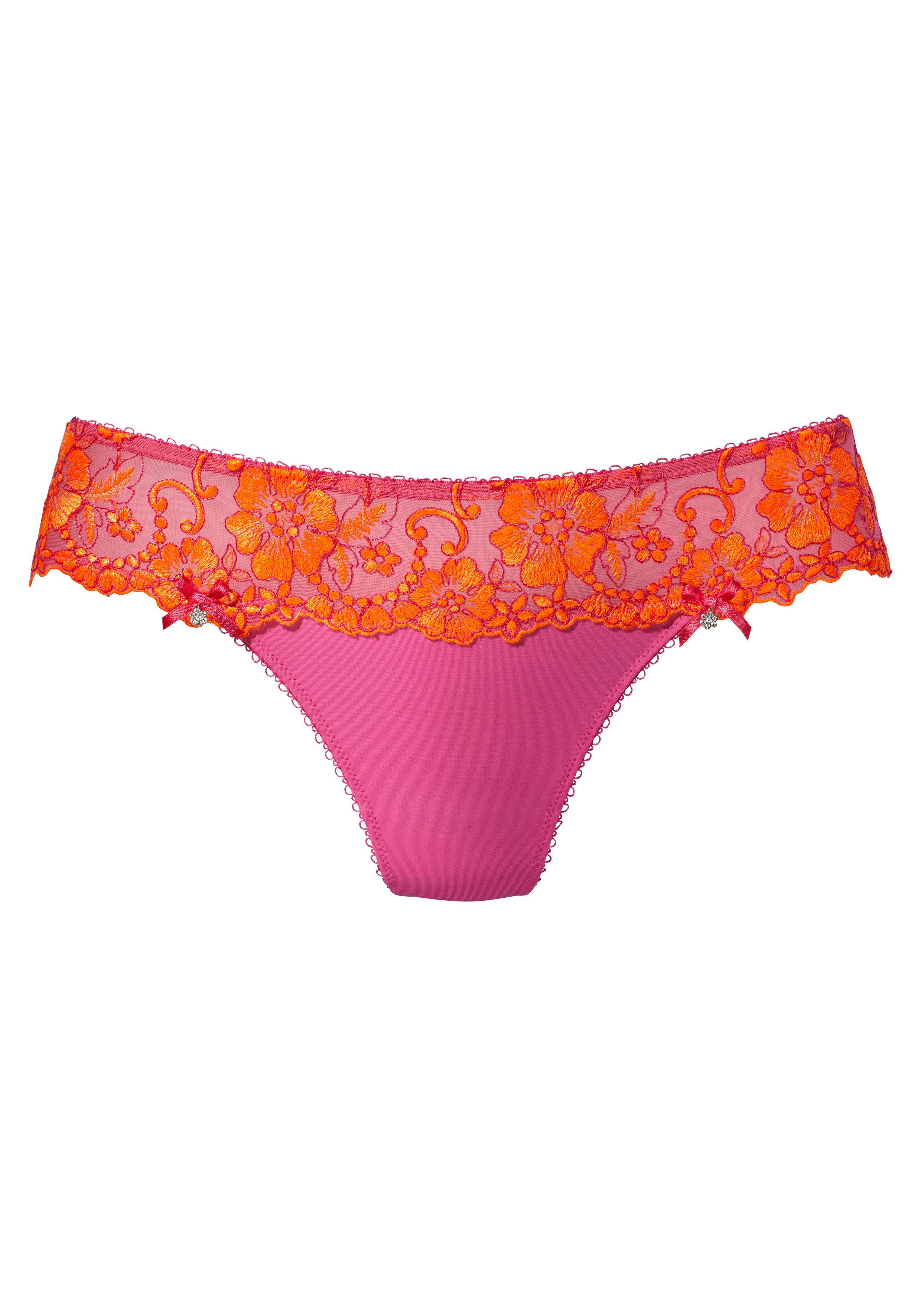 LASCANA String Wanda Dessous mit Stickerei Spitze in blumiger Optik, als Dessous-Set kombinierbar – Bild 2 von 5