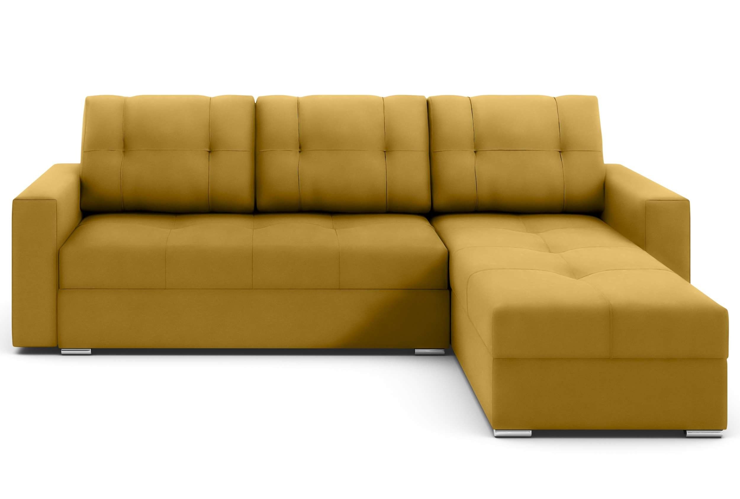 Bettkasten, Stylefy Ecksofa Design mit Eckcouch, L-Form, Adelina, mit Sitzkomfort, Modern Sofa, Bettfunktion,