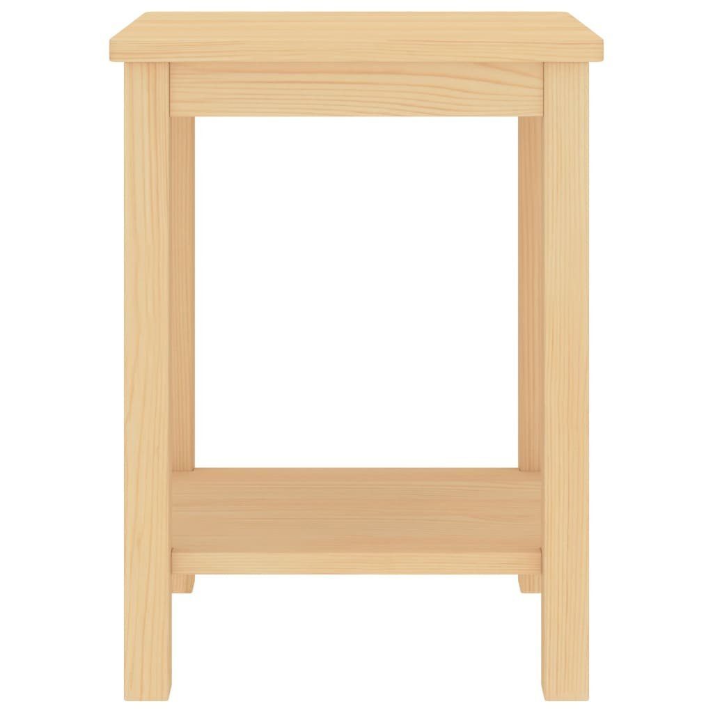 vidaXL Nachttisch Nachttisch Natur 35x30x47 cm Massivholz Kiefer (1-St)