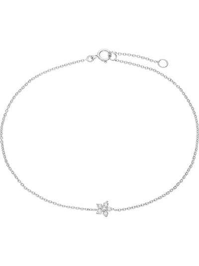 CHRIST Armband CHRIST Damen-Armband 375er Weißgold 6 Diamant, Damenschmuck