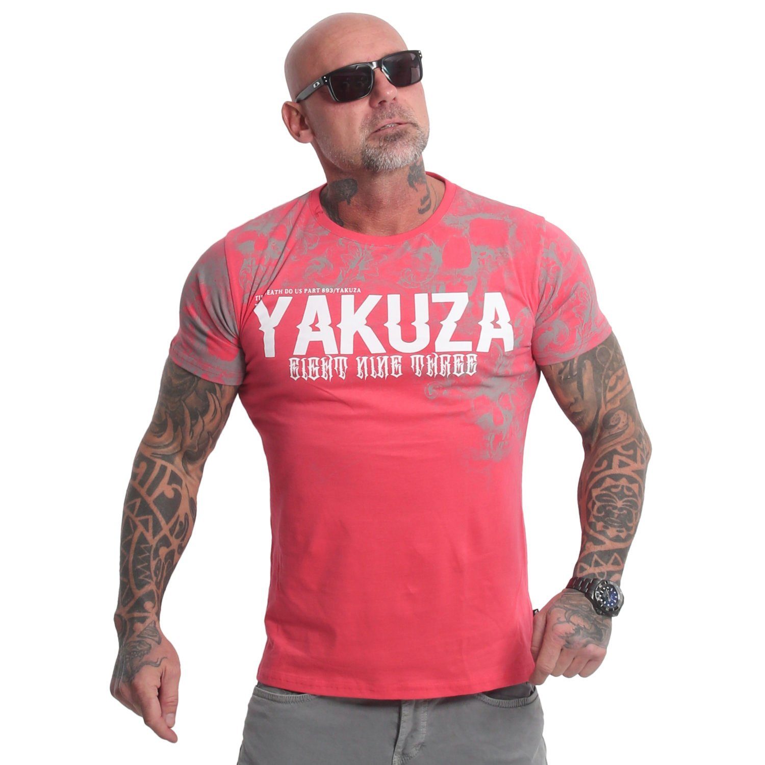 YAKUZA T-Shirt Faded geranium