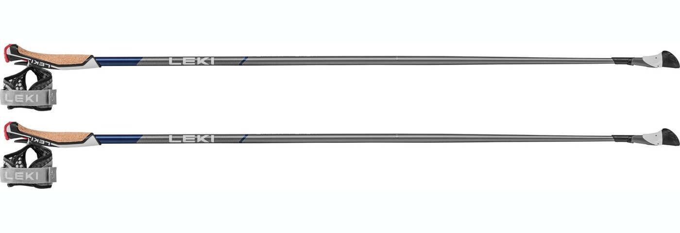 Leki Nordic-Walking-Stöcke Smart Flash GRAU-BLAU