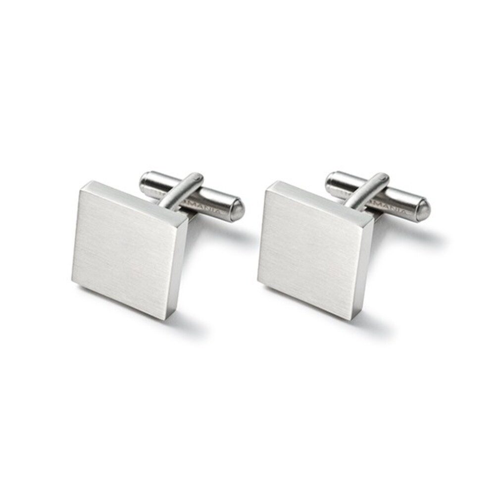 MONOMANIA Manschettenknöpfe Monomania 61050 Manschettenknöpfe Herren Quadratisch Edelstahl
