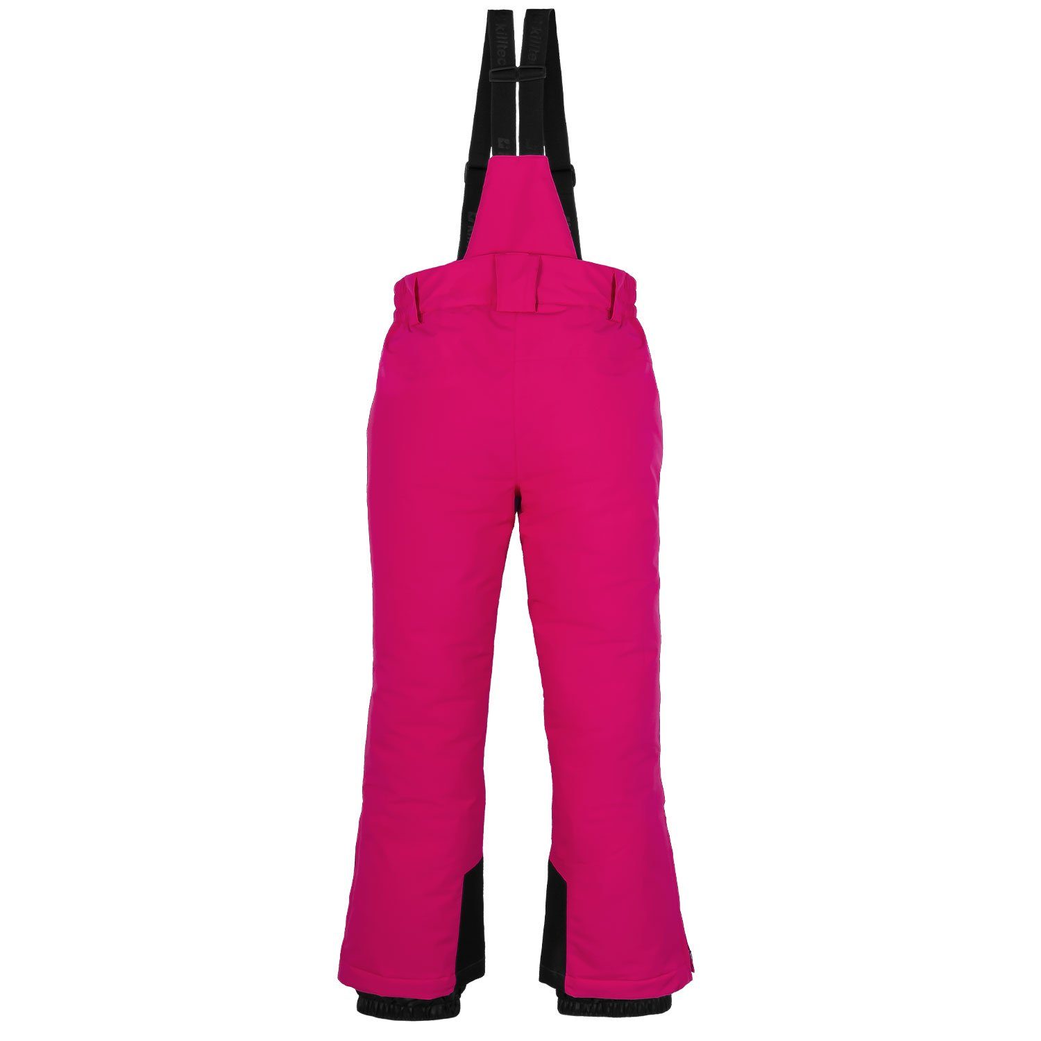 Killtec Skianzug Mädchen Skijacke + Skihose (Gr. 152, blaugrau/pink), Schneefang - Kinschutz -Skipasstasche - abnehmbare Hosenträger