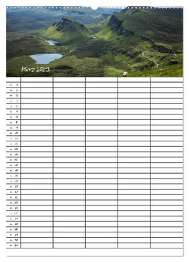 CALVENDO Wandkalender Isle of Skye - Schottlands Inseln - Familienplaner (Premium, hochwertiger DIN A2 Wandkalender 2023, Kunstdruck in Hochglanz)