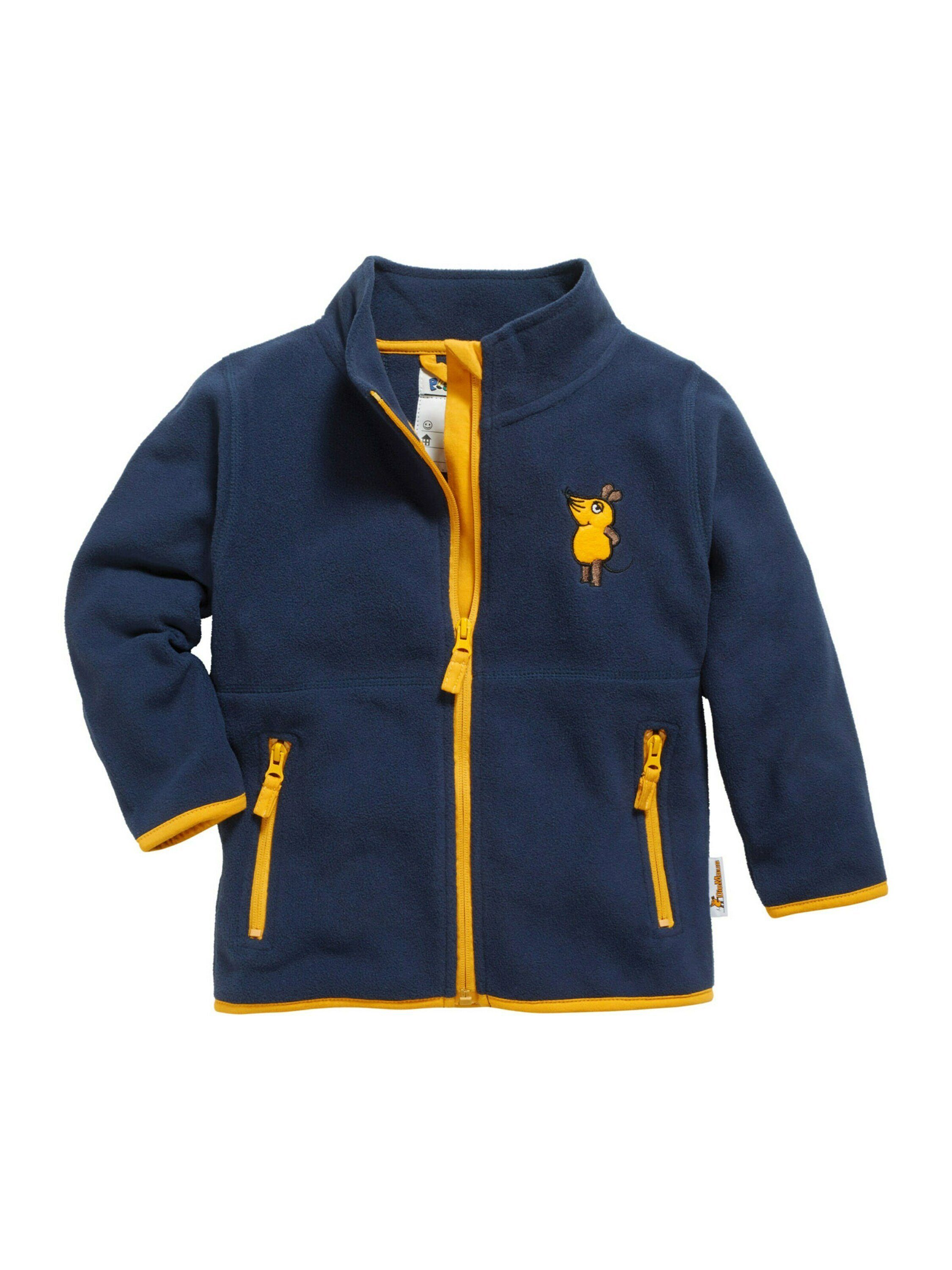 Playshoes Fleecejacke DIE MAUS (1-St) Stickerei