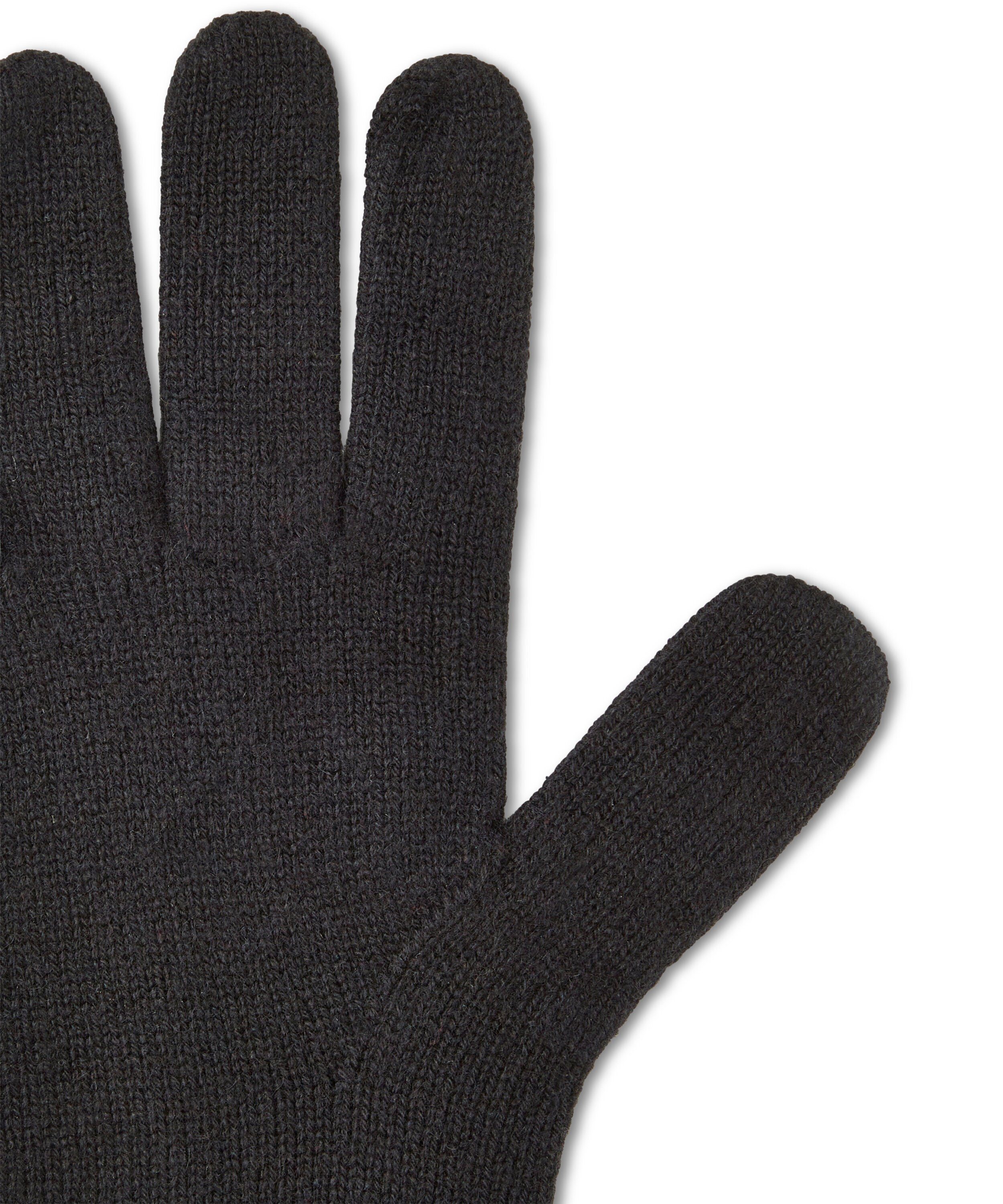 FALKE Strickhandschuhe aus reinem (3000) black Kaschmir