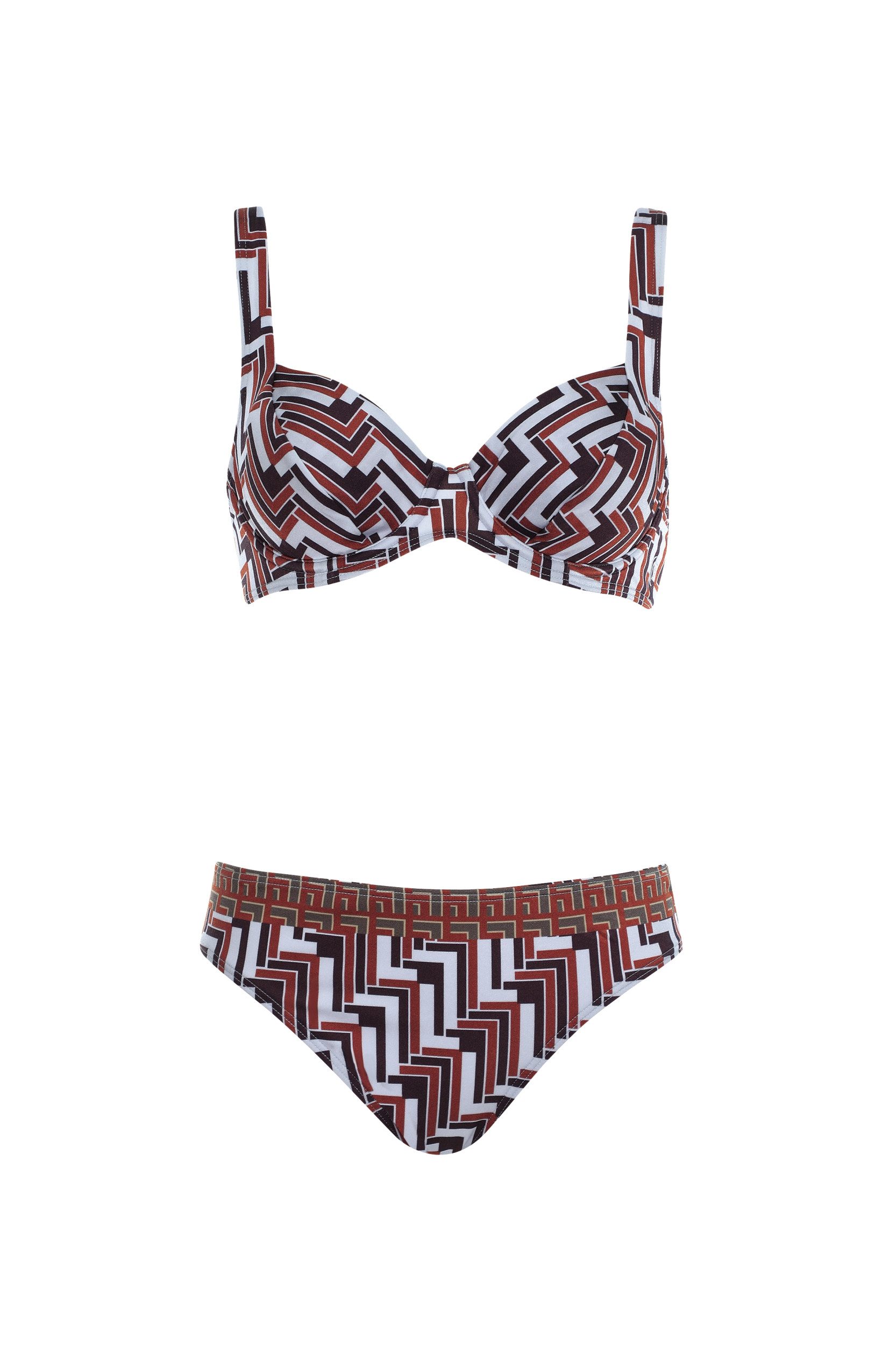 Olympia Bikini-Hose Bikini DUNKELROT