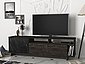 moebel17 TV-Regal »Wohnwand Artem Rebab Braun Dunkelgrau (Marmor Opt«, Modernes, kompaktes TV Lowboard, Bild 4