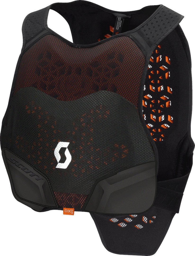 Scott Rückgrat-/Rückenprotektor Softcon Hybrid Pro Körperprotektor, Belüftet Atmungsaktiv belüftet dehnbar